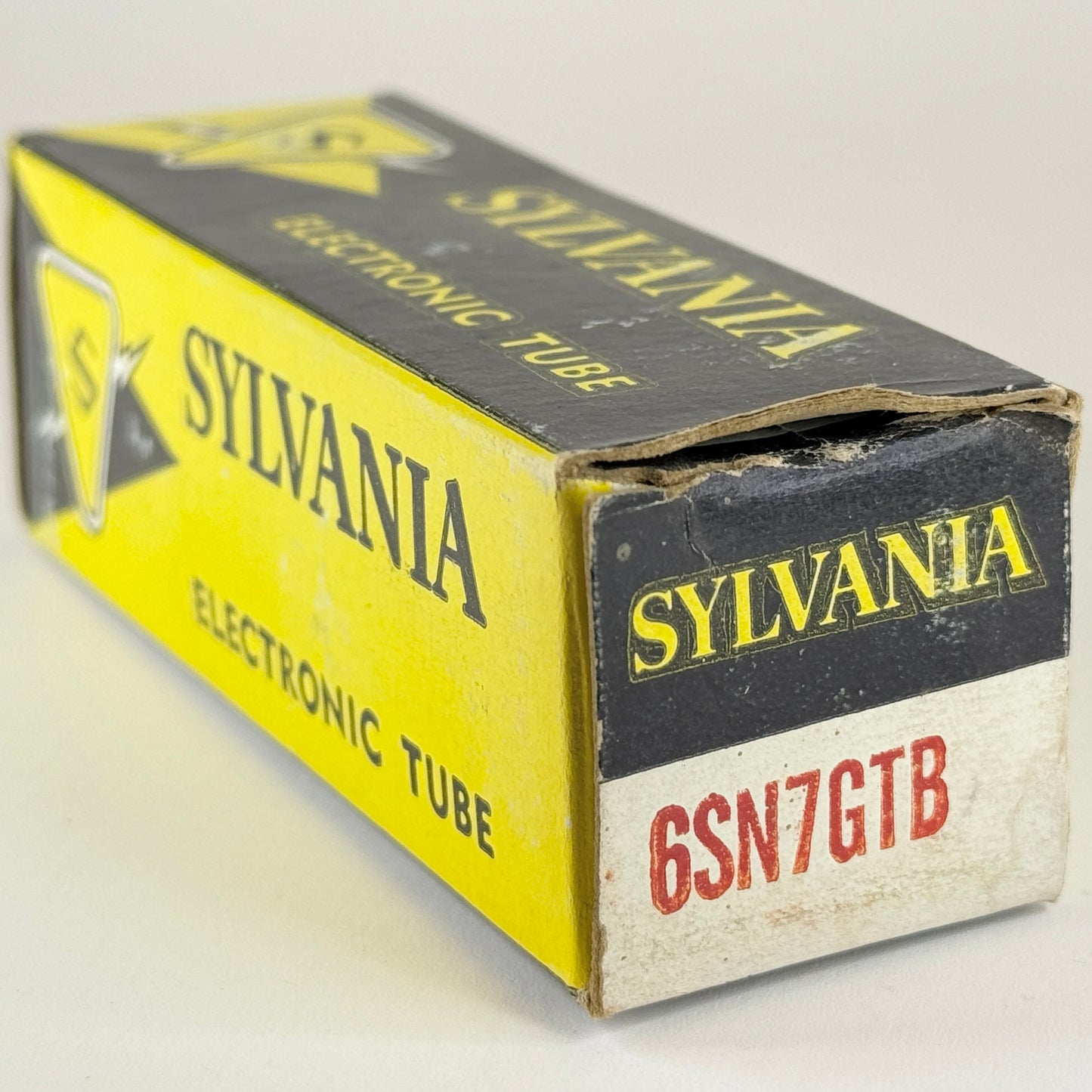 (1) Tested Balanced Sylvania 6SN7GTB Tube with Box Red Letter Code bc AHU 6SN7GT