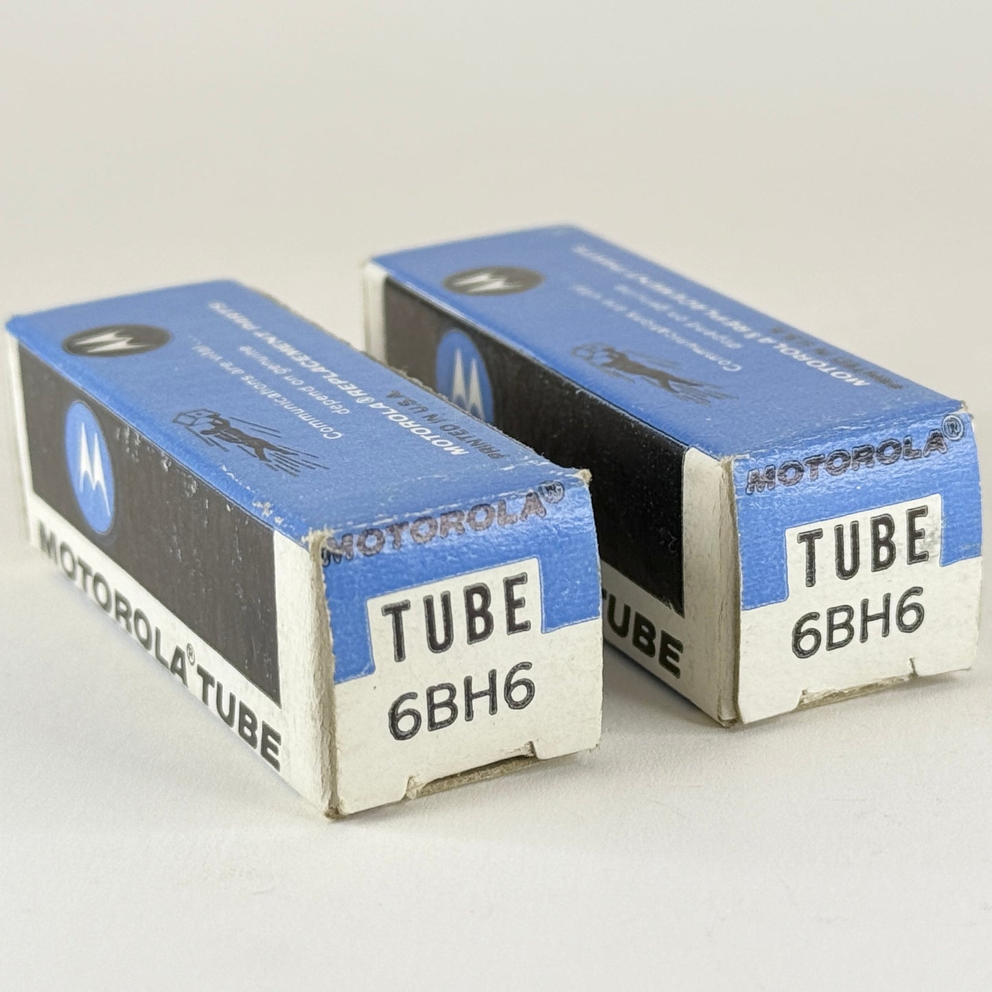 Tested Matched Pair Motorola 6BH6 Tubes with Boxes Codes 69-48 Pentode (b)