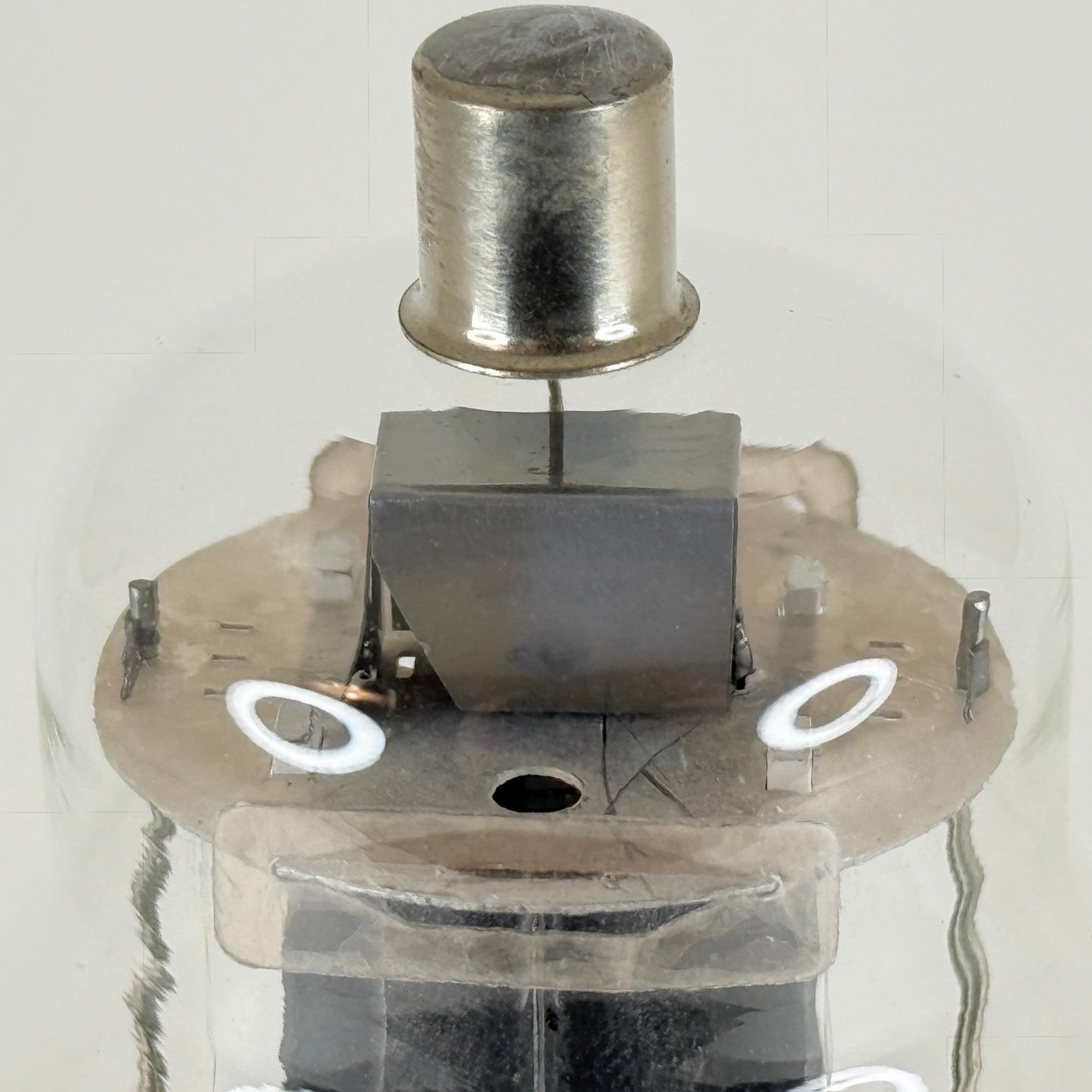 (1) Tested RCA 1625 Tube VT-136 Code S2 Large Dual D Getters Mil Spec Power Tube