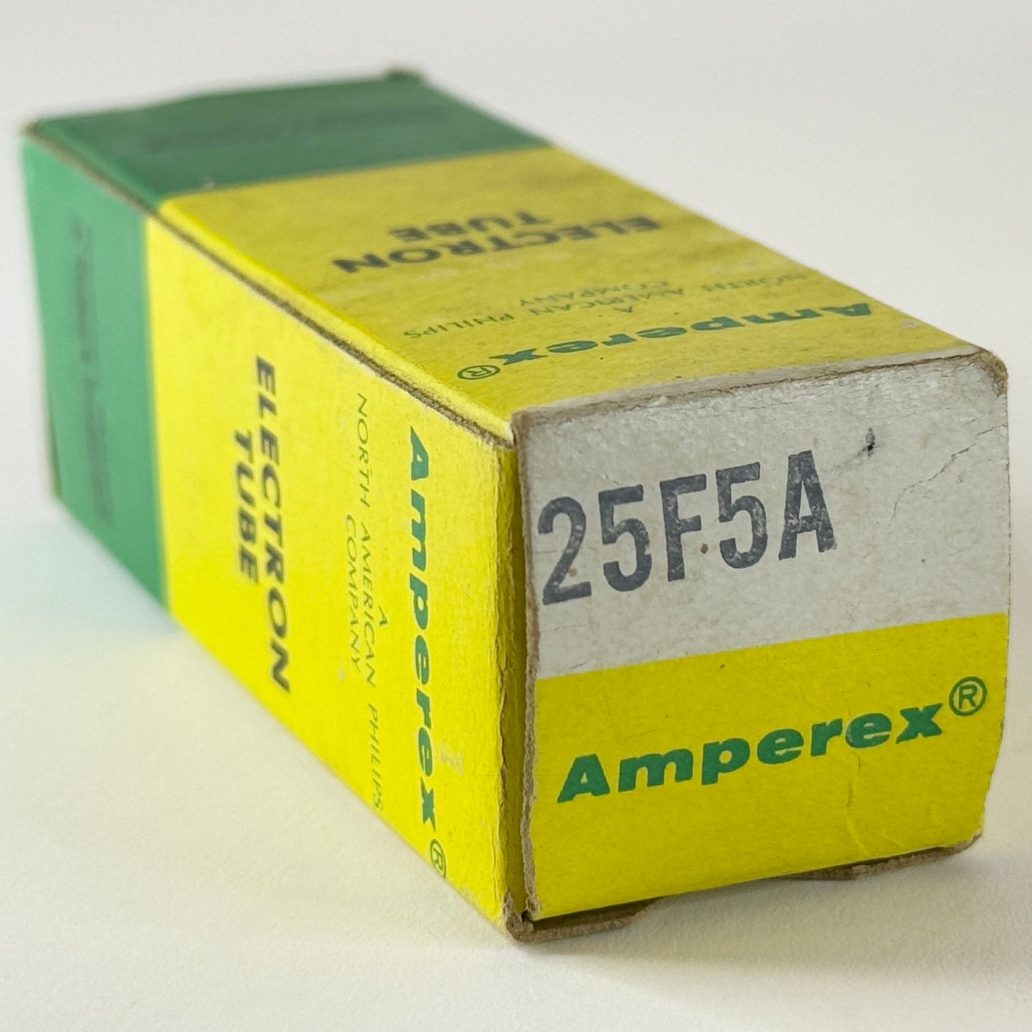 (1) Tested Very Strong Amperex 25F5A Tube with Box Code 71-28 Beam Power Tube
