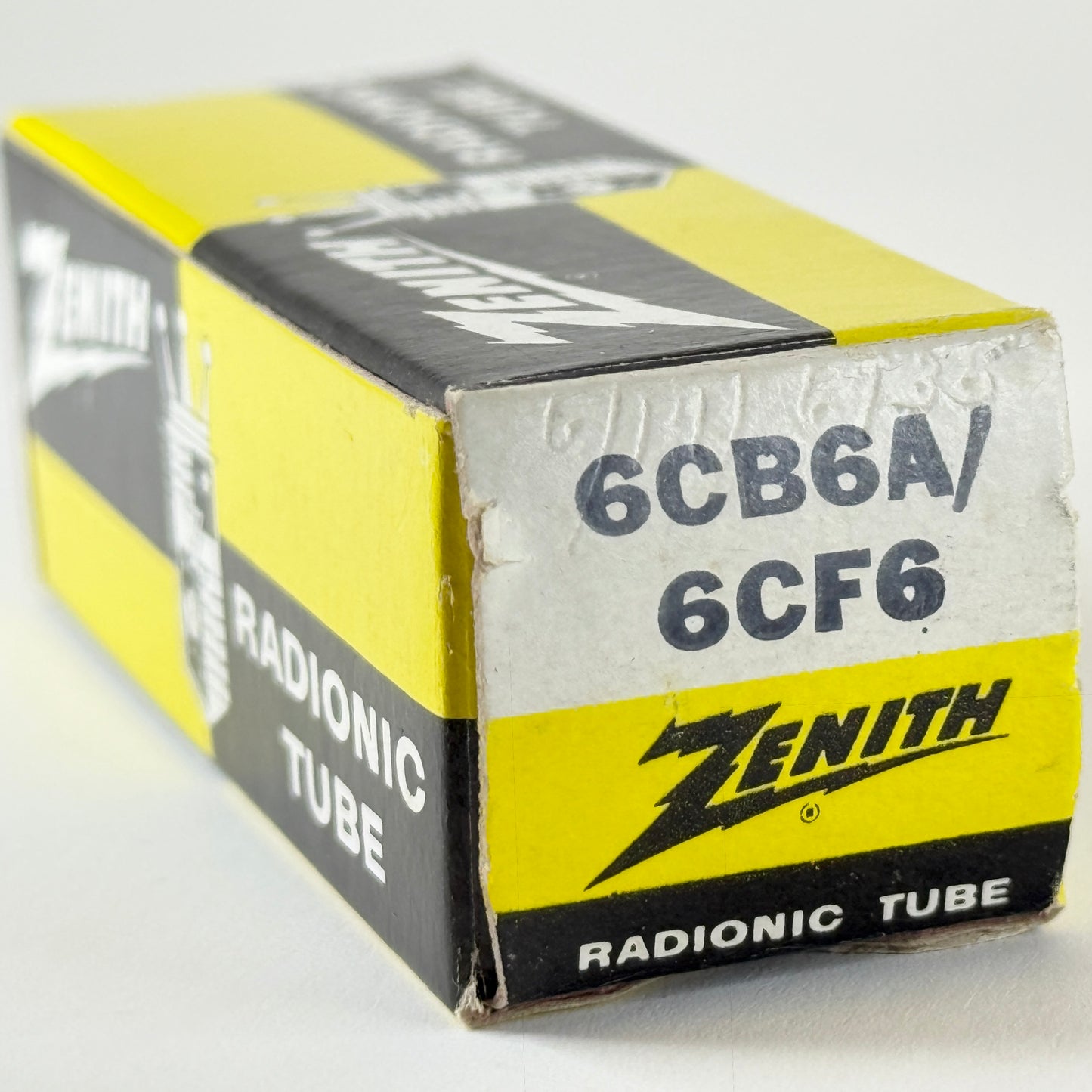 (1) Tested Zenith 6CB6A 6CF6 Tube Red Letters with Box Code 3-05 Pentode Tube