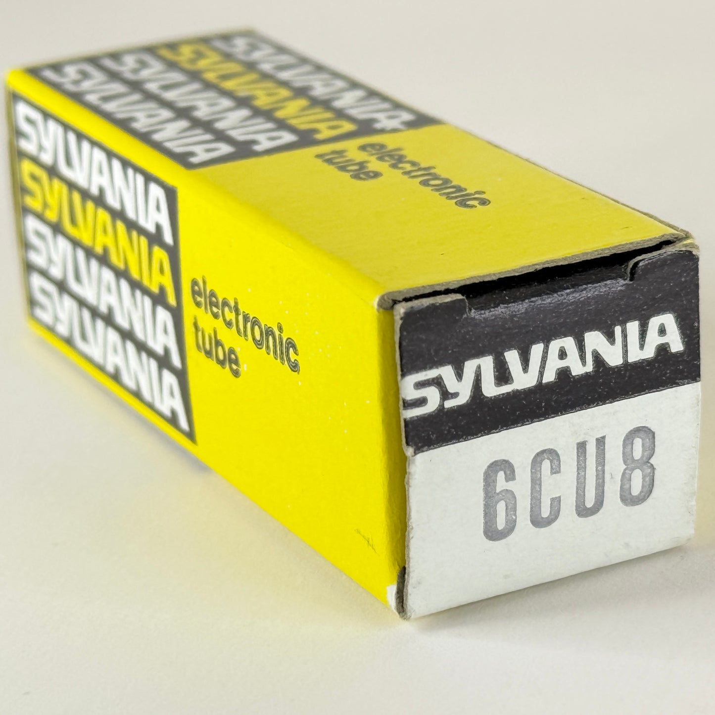 (1) Tested Sylvania 6CU8 Tube and Box Code NR DDZ Triode Pentode Vacuum Tube