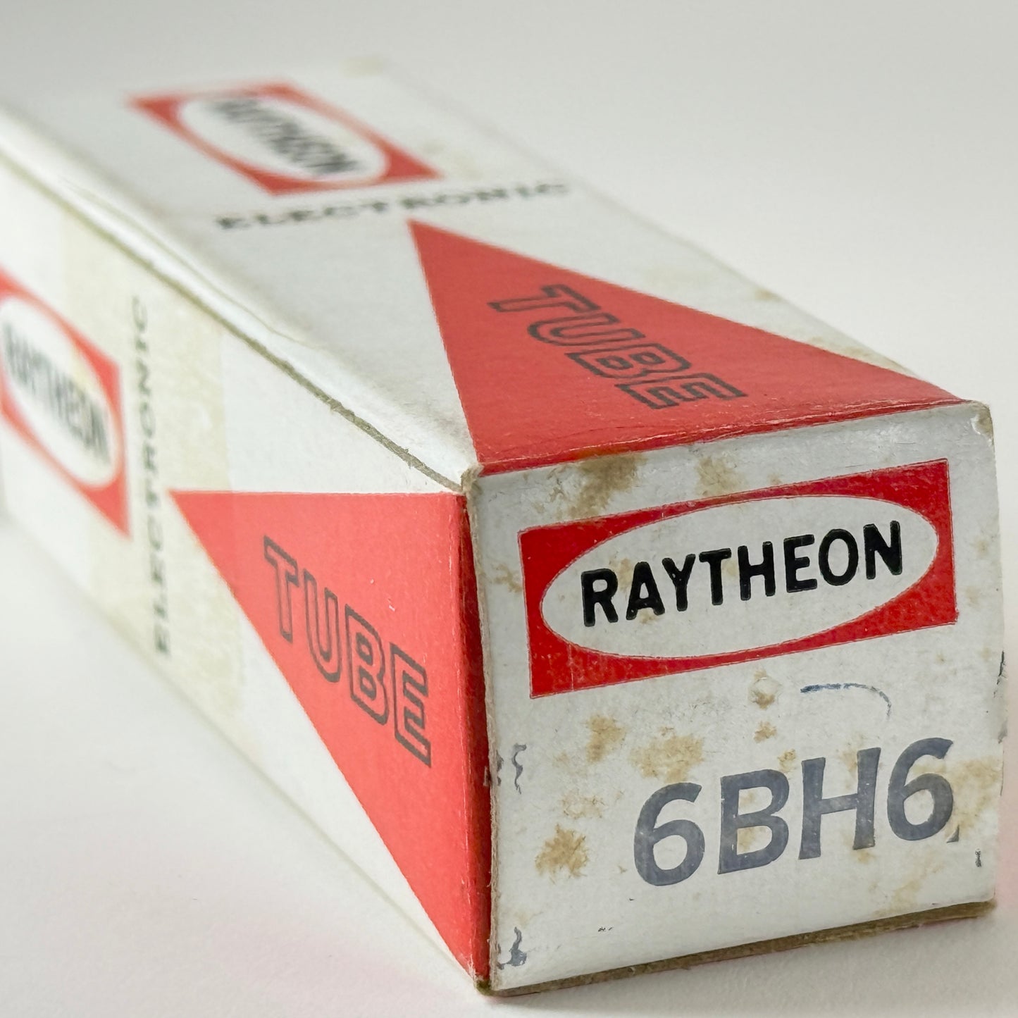 (1) Tested Raytheon 6BH6 Tube with Box Great Britain Code D12 Pentode Tube (a)