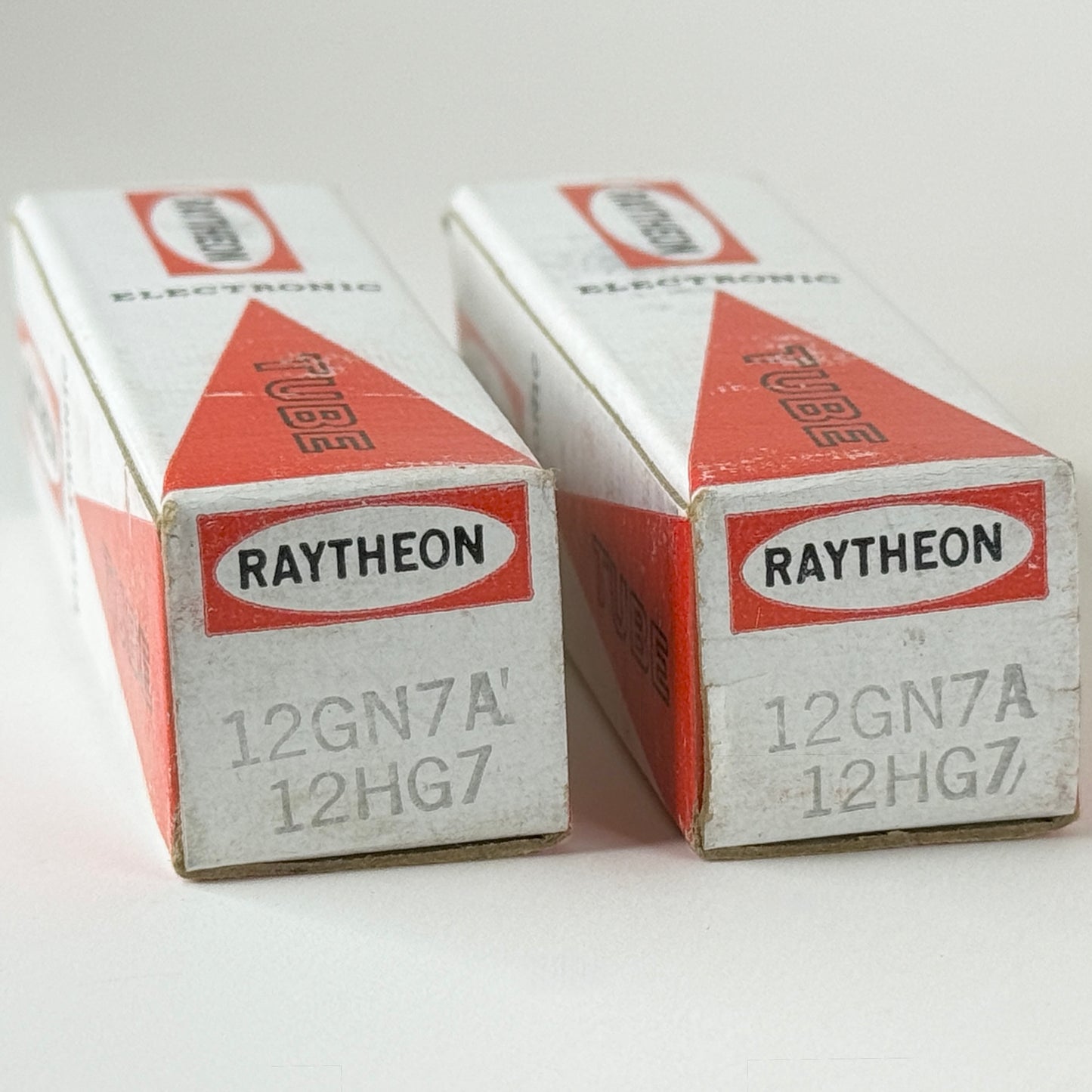 Tested Matched Pair Raytheon 12GN7A 12HG7 Tubes with Boxes Made in Japan Code N4