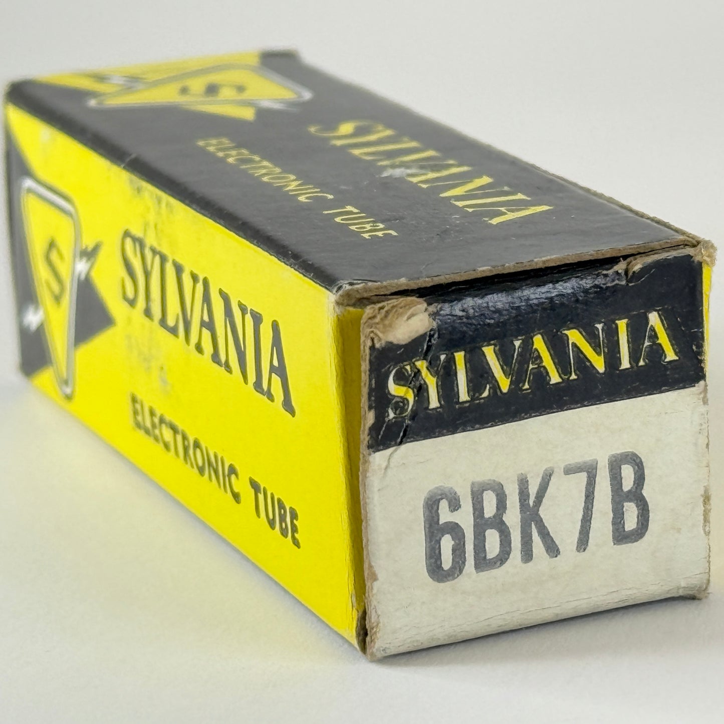 (1) Tested Sylvania 6BK7B Tube with Box Code fh EAJ 6BK7 B Twin Triode Tube (c)