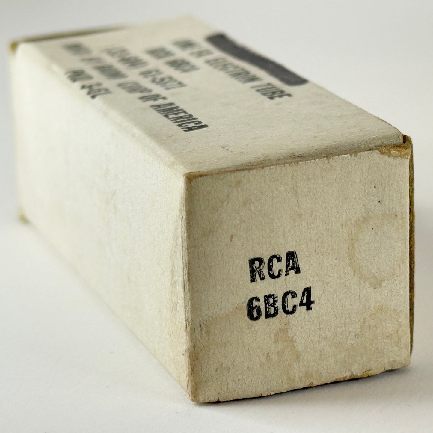(1) Tested 1961 RCA 6BC4 Tube with Box Date Code 61-13 Medium Mu Triode Tube