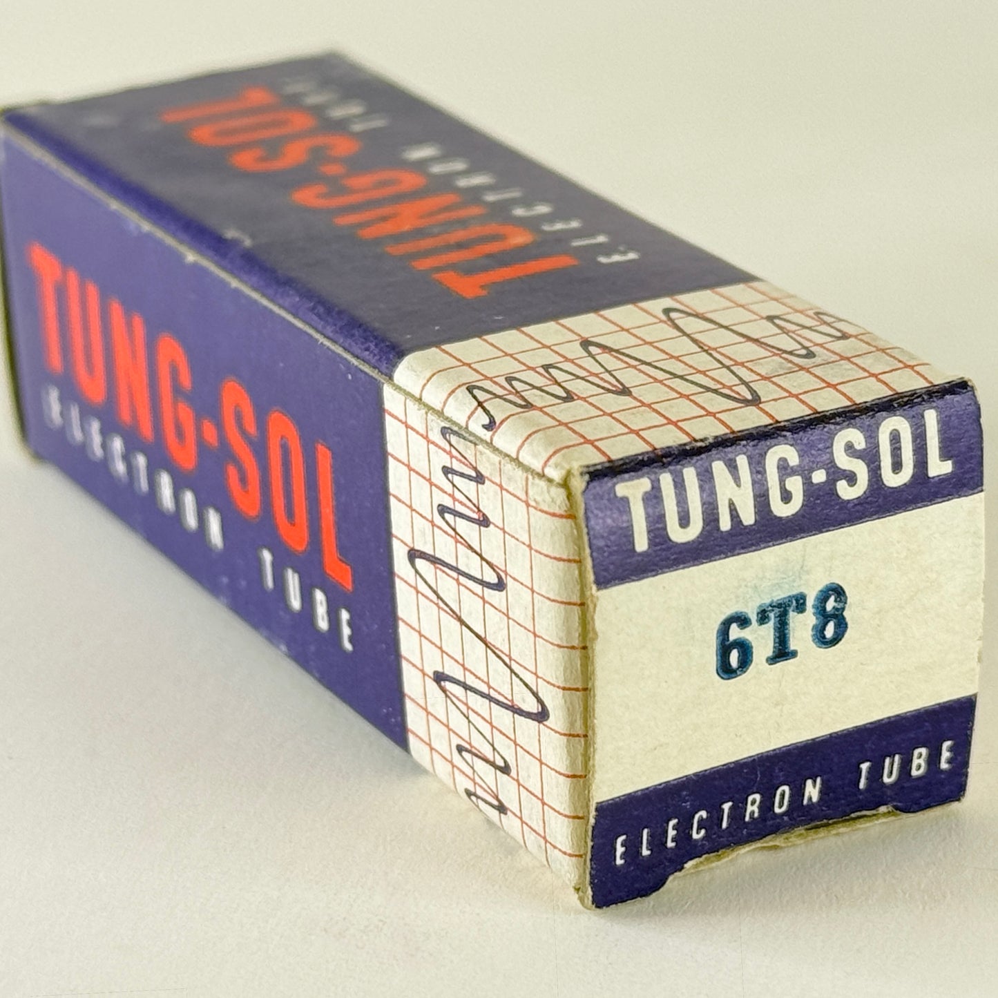 (1) Tested Tung Sol 6T8 Tube Code 5708-1 Triple Diode High Mu Triode Tube