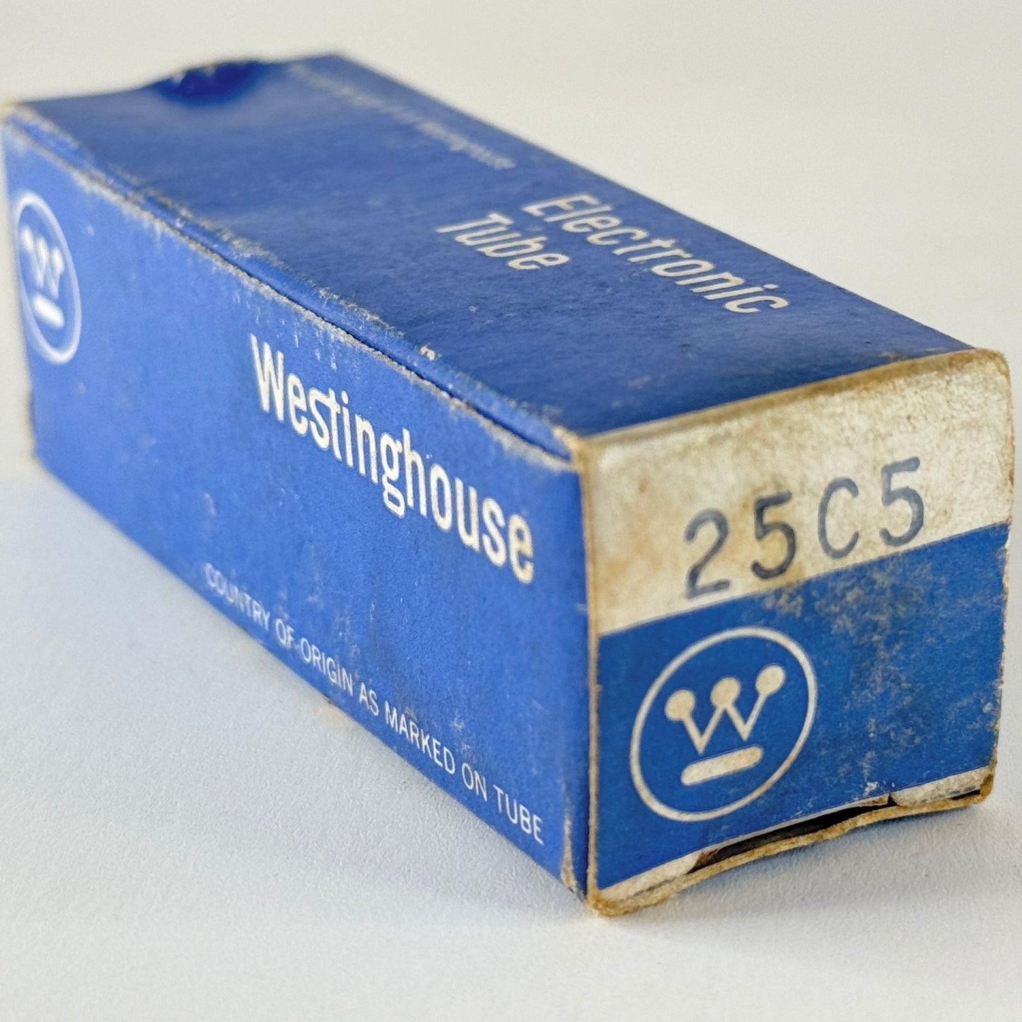 (1) Tested Westinghouse 25C5 Tube with Box Date Code 72-52 Beam Power Tube