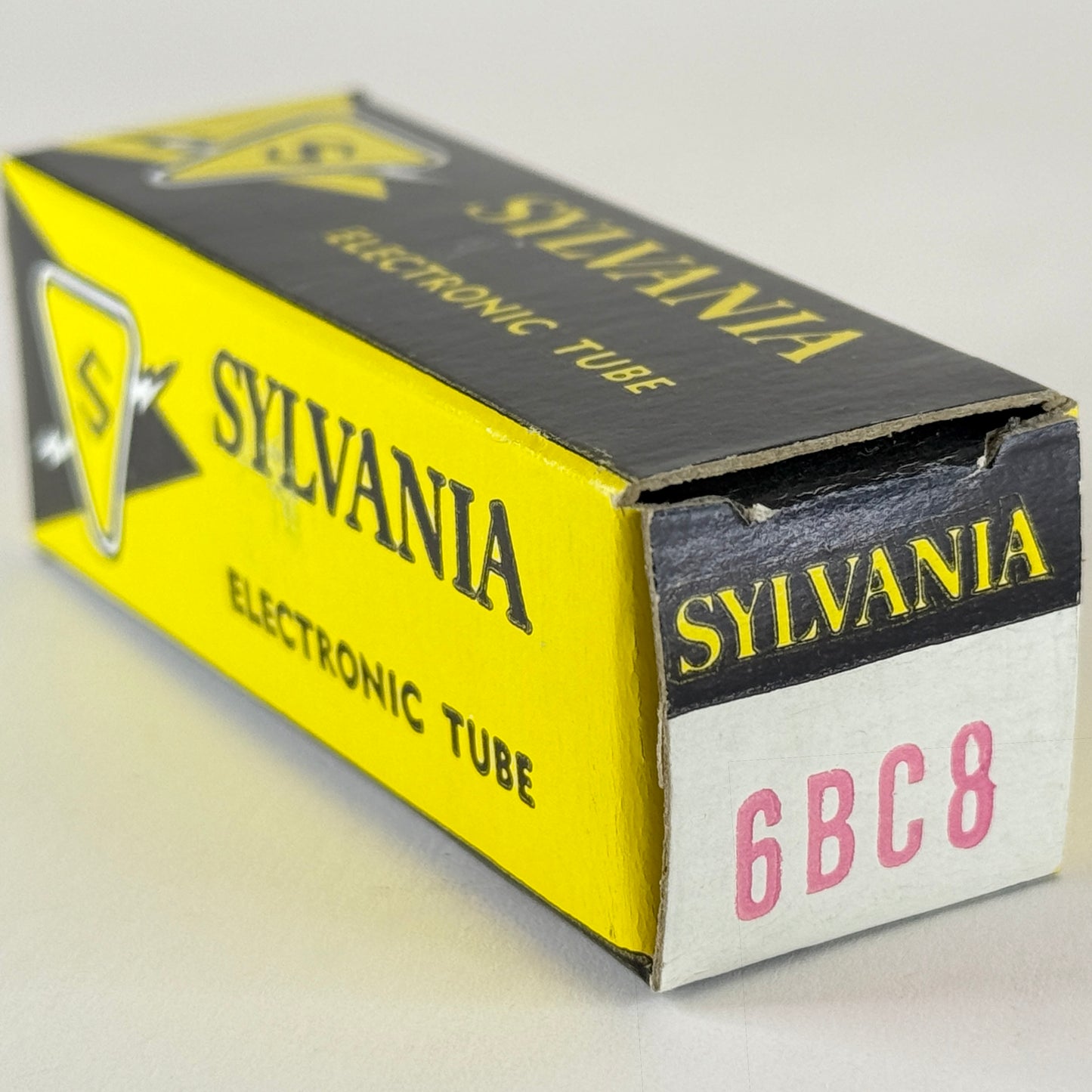 (1) Tested Sylvania 6BC8 Tube Red Letters with Box Date Code dc ACT Twin Triode