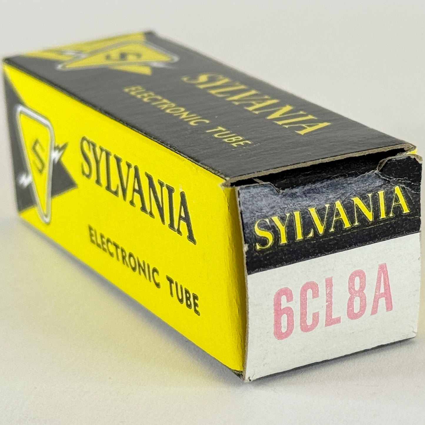 (1) Tested Sylvania 6CL8A Tube with Box Red Letters Code db ALH 6CL8 A Tube