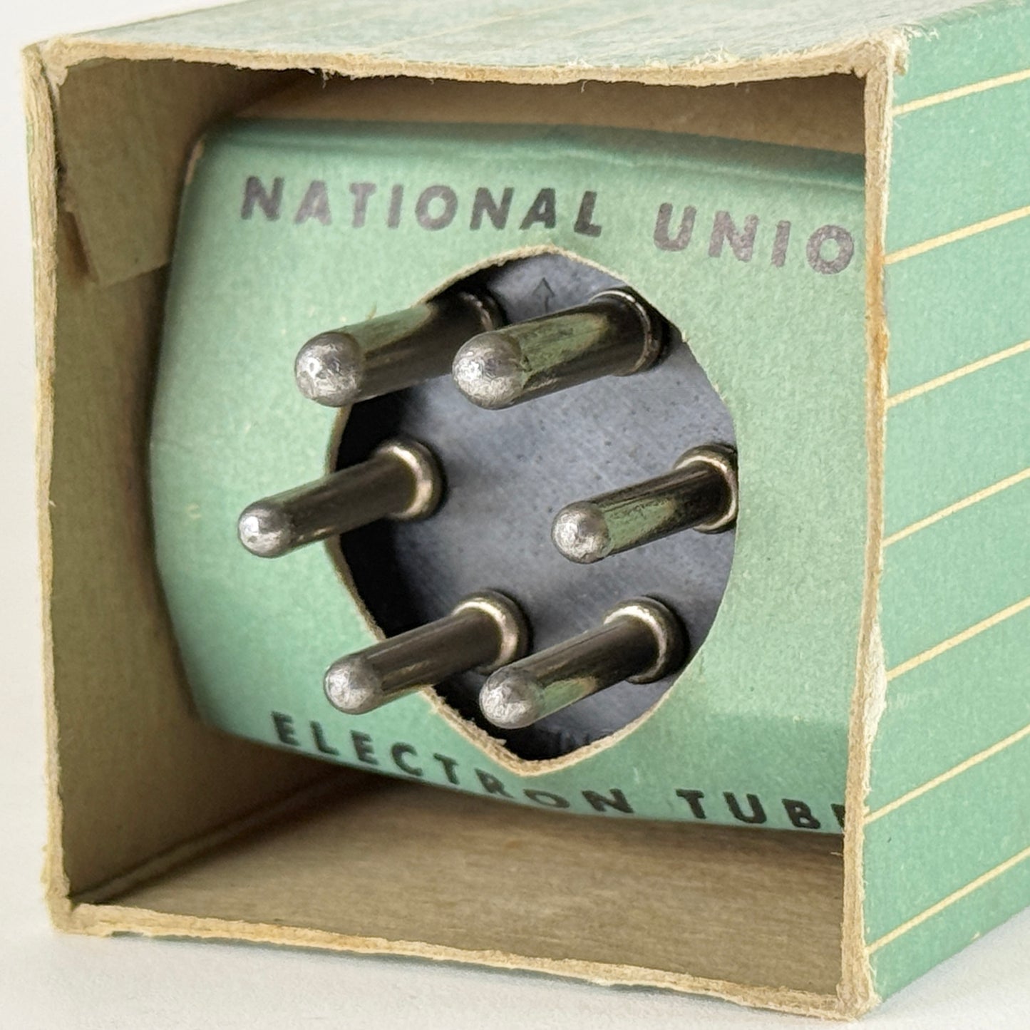 (1) Tested National Union Type 43 Tube with Box Code JC Power Pentode Tube