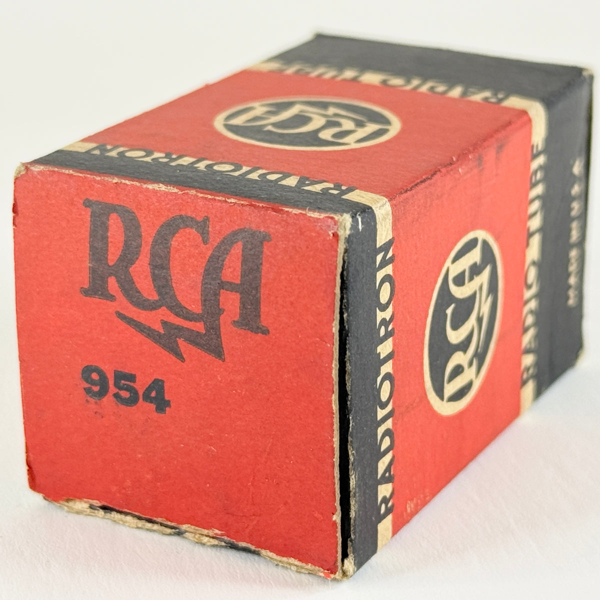 (1) Tested RCA 954 Tube with Box RCA Acorn Tube Code H1E Pentode Vacuum Tube (c)