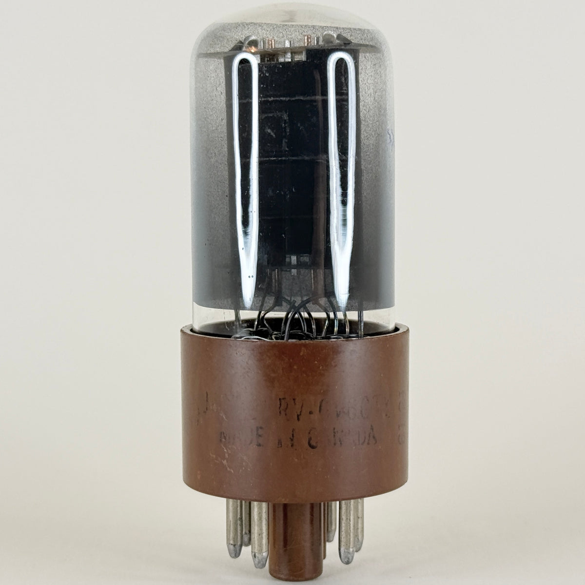 (1) Tested GE JAN CLRV 6V6GTY Tube Code 61-21 Canada Dual Getters 6V6GT Tube