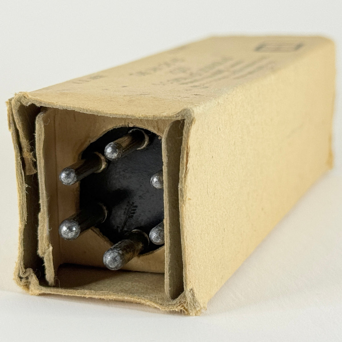 (1) NOS Tested 1944 Sylvania JAN CHS 6E5 Eye Tube Mil Spec VT-215 6E5 Tube (b)