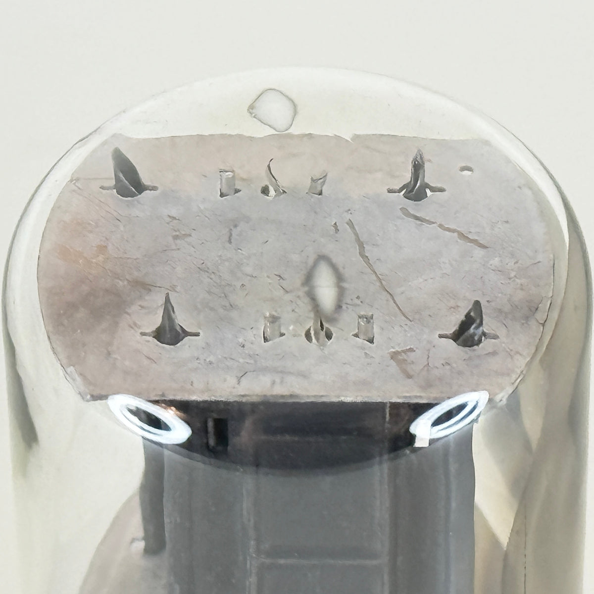 (1) Tested RCA 6SN7GTB Tube Black Plates Side Square Getter Code 58-04 6SN7 GT
