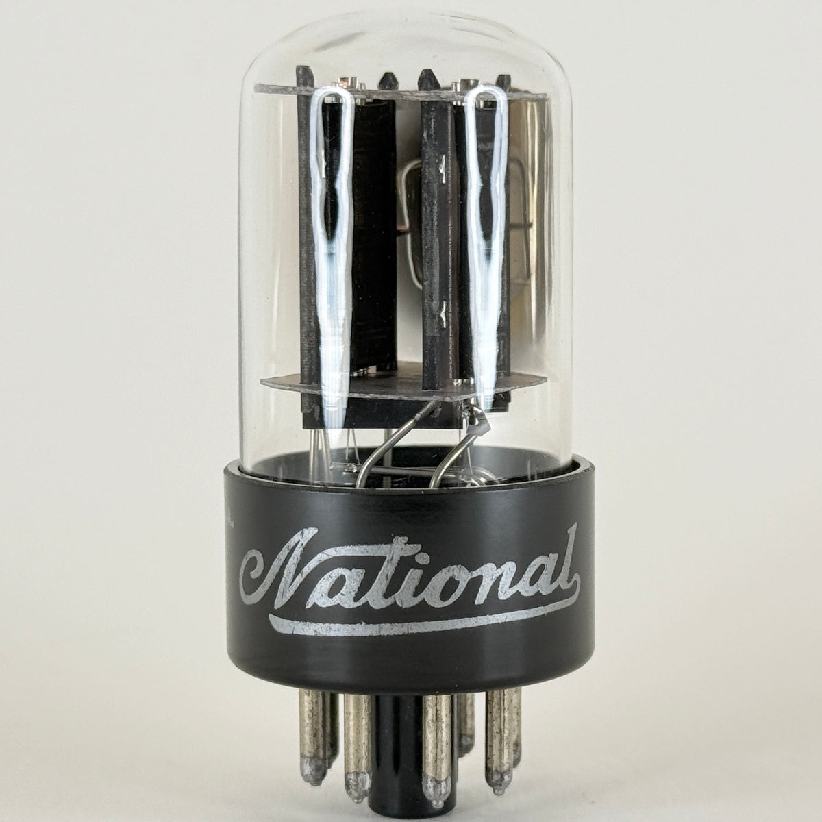 (1) Tested Balanced National 6SN7GTB Tube Black Plates Code 5-39 RCA 6SN7 GT