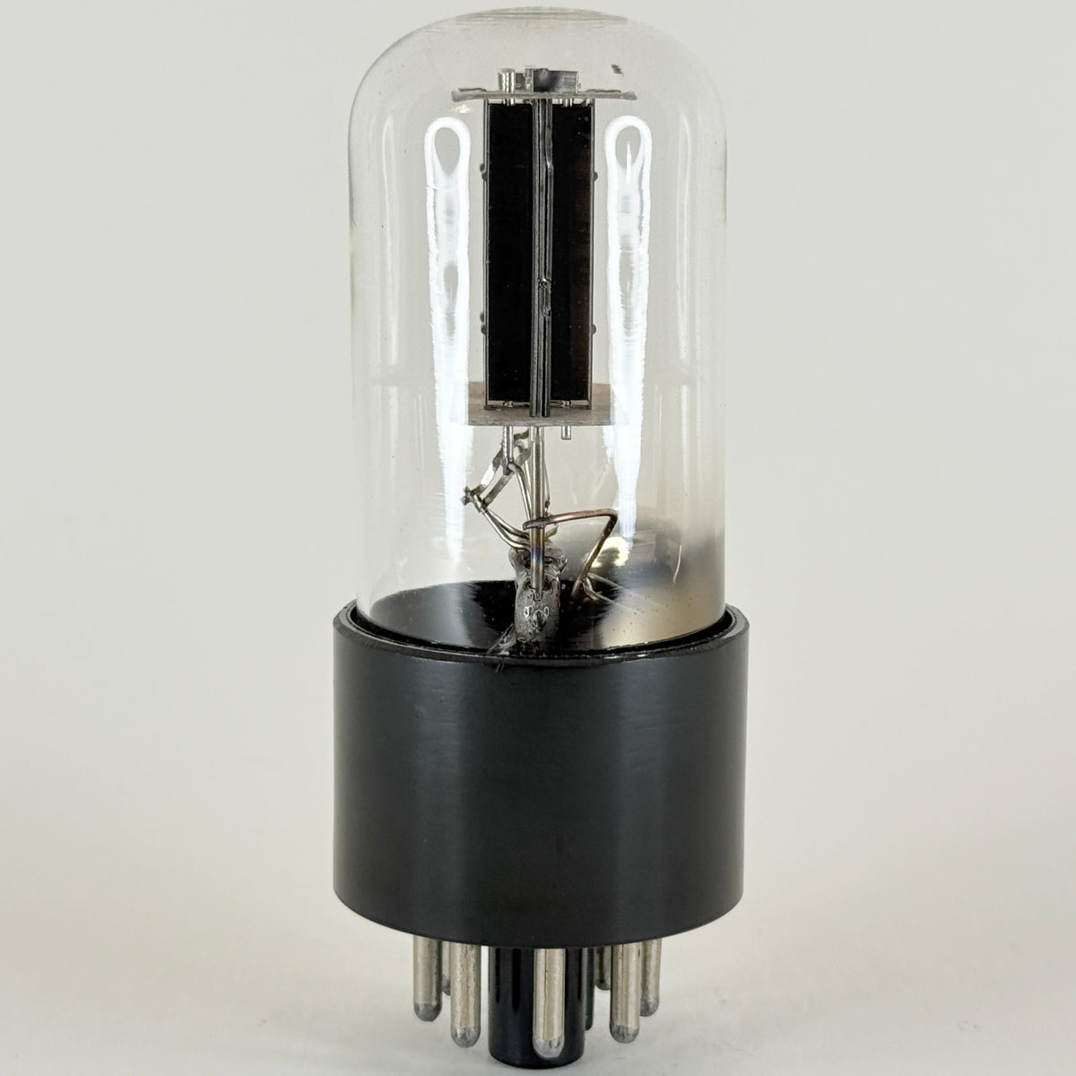 (1) Tested CBS Hytron 6SN7GTB Tube Tall Bottle Black T Plates Code 53-48 6SN7 GT