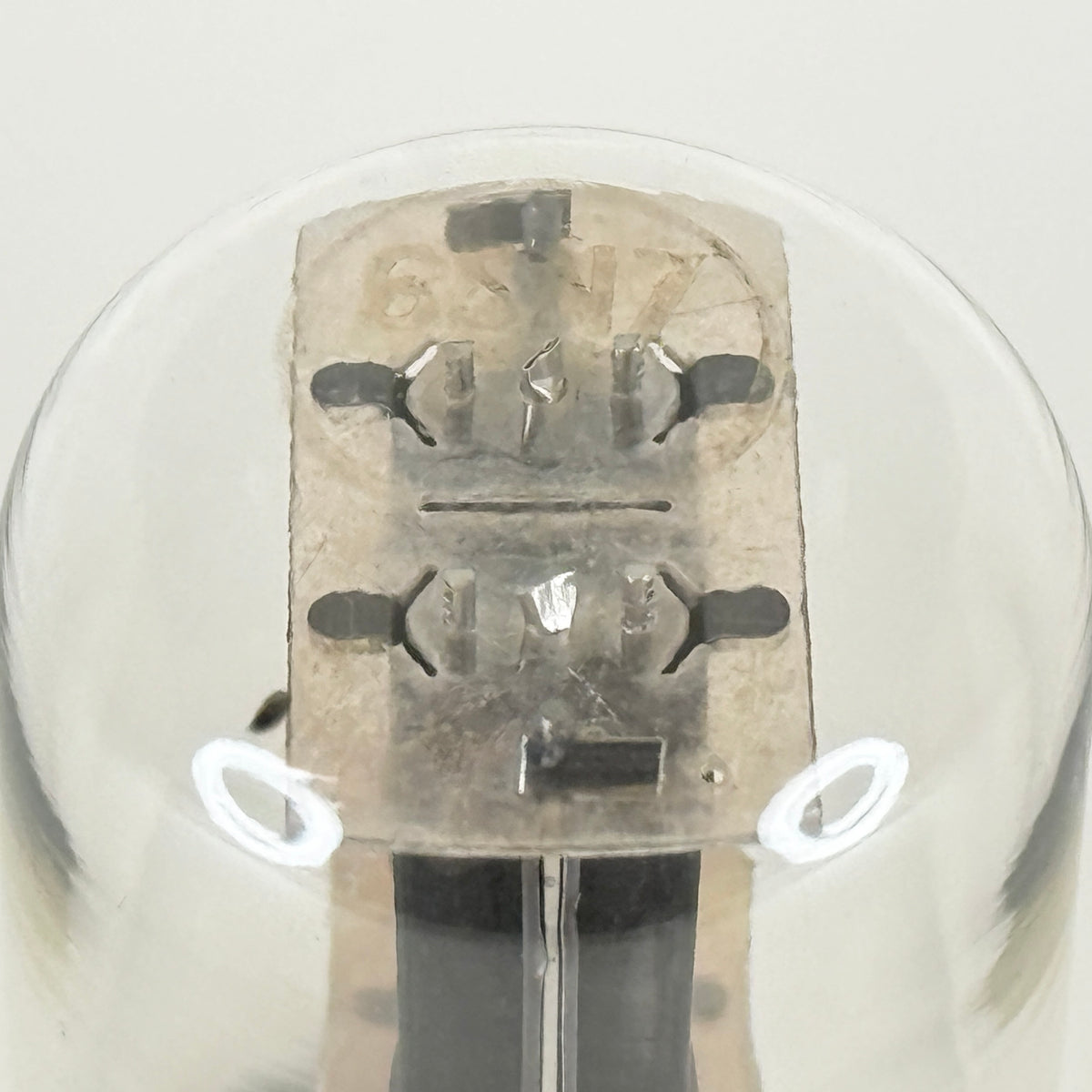 (1) Tested CBS Hytron 6SN7GTB Tube Tall Bottle Black T Plates Code 53-48 6SN7 GT