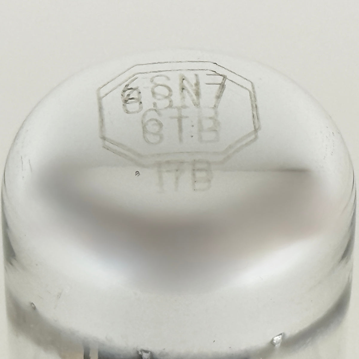 (1) Tested Sylvania 6SN7GTB Tube Chrome Dome Black Angled Plates Code EC 6SN7GT