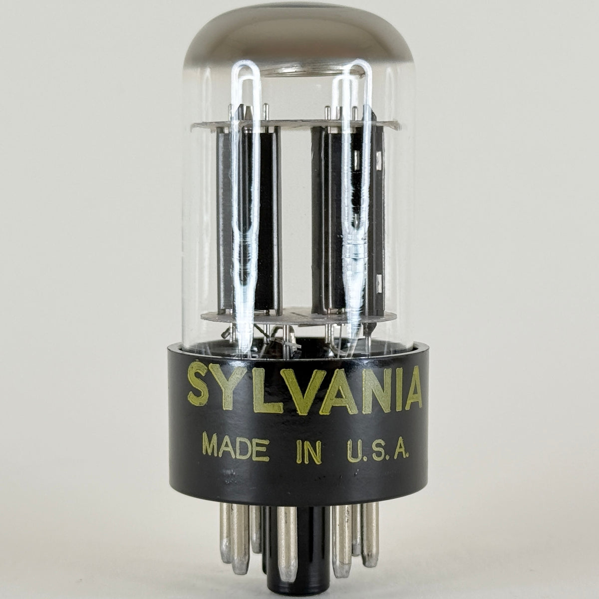 (1) Tested Balanced Sylvania 6SN7GTB Tube Chrome Dome Code ig BHE 6SN7GT
