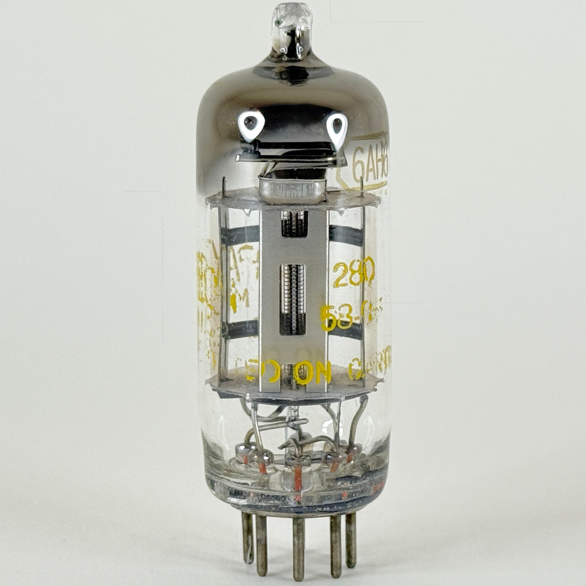 (1) Tested 1958 Raytheon 6AH6 Tube with Box Code 58-06 Amplifier Pentode Tube