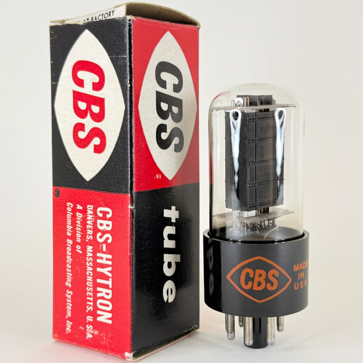 (1) Tested Very Strong CBS 6W6GT Tube with Box Date Code 59-39 Power Vacuum Tube