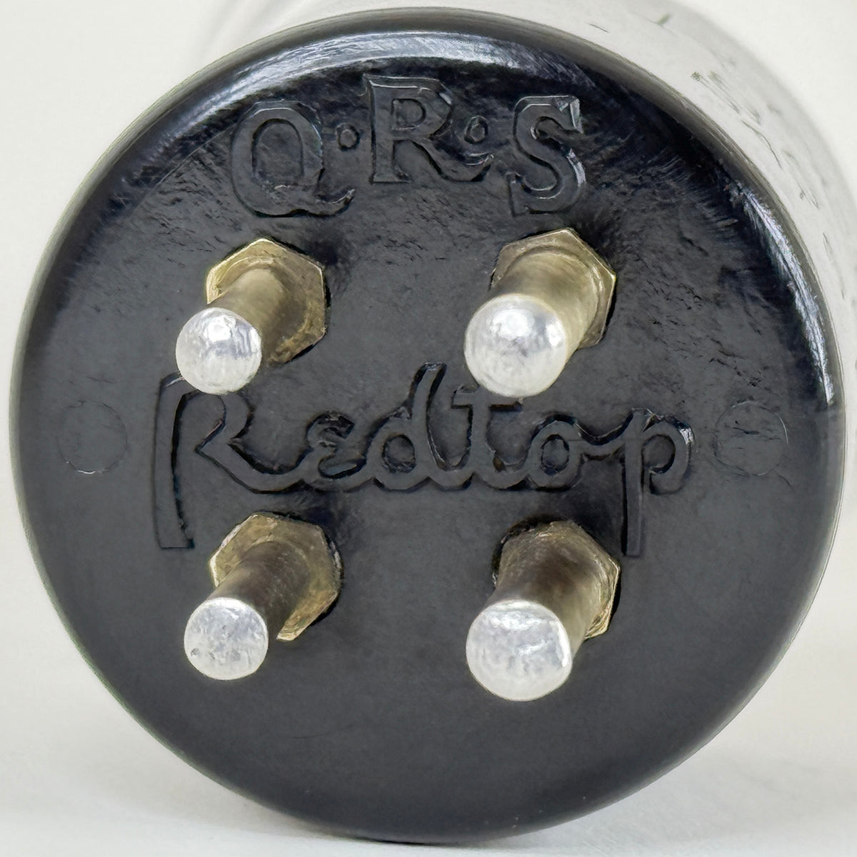 Rare 1920s QRS 85 Mills Rectifier Tube with Original Box Q.R.S. Redtop Tube
