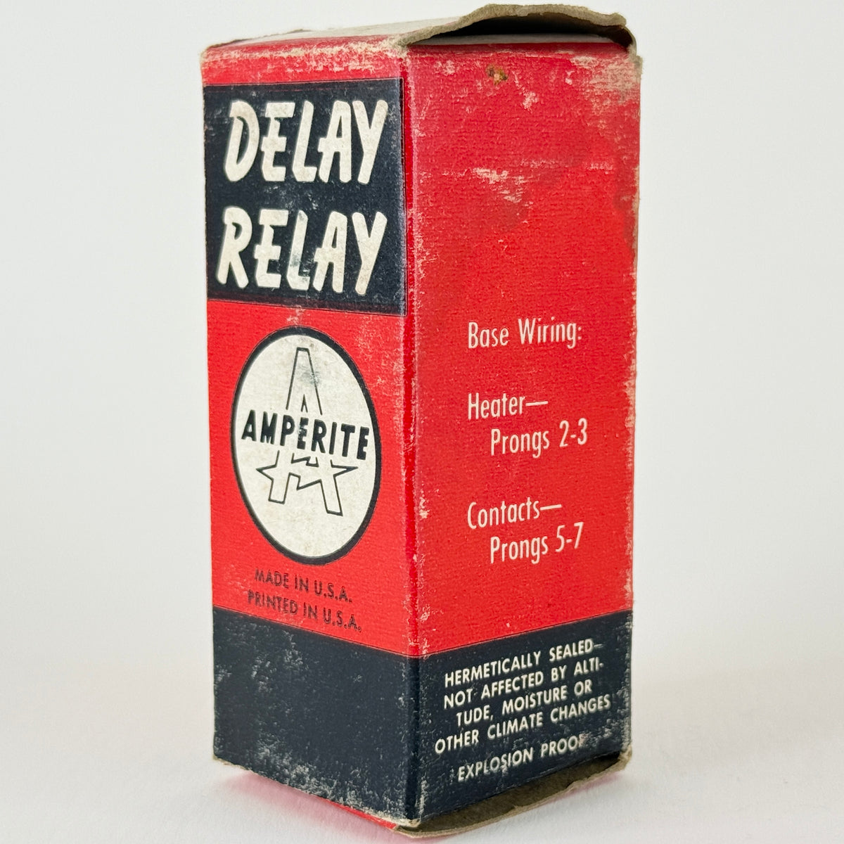 (1) Amperite 115N0120 Delay Relay Tube with Original Box Thermal Time Delay (a)