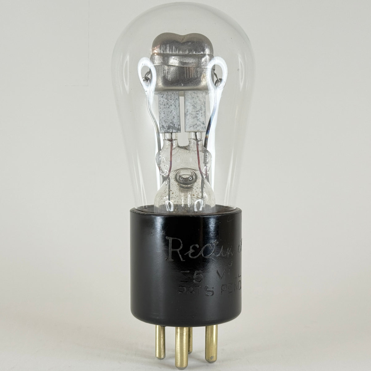 Rare 1920s QRS 85 Mills Rectifier Tube Q.R.S. Redtop Tube Cold Cathode Rectifier