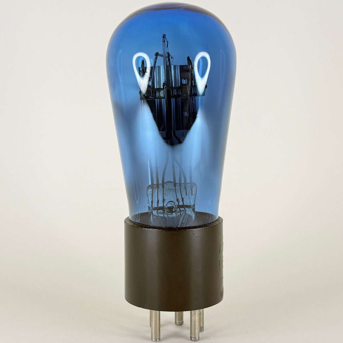 (1) Tested Very Strong Arcturus 127 Tube Type 27 Tube Blue Triode Tube (d)