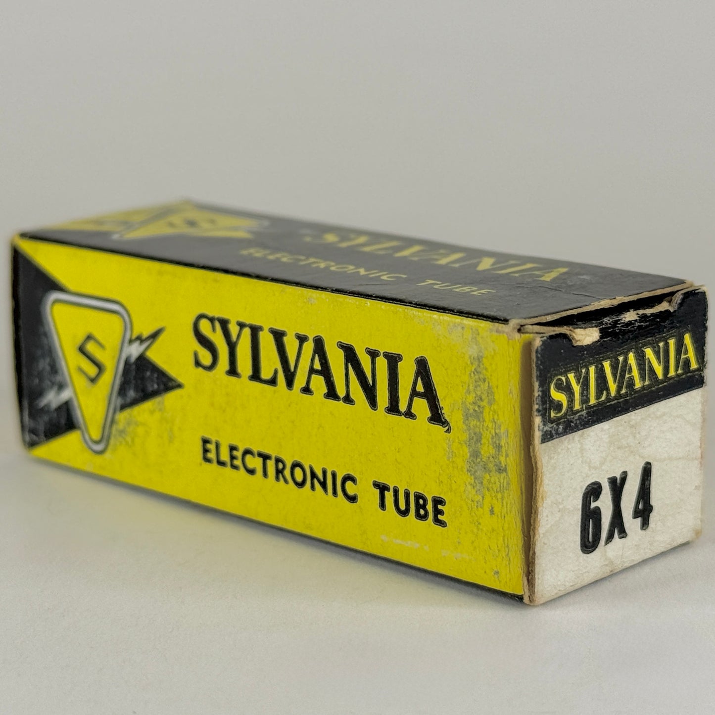 (1) Tested Sylvania 6X4 Tube with Box Sylvania Full Wave Rectifier Tube