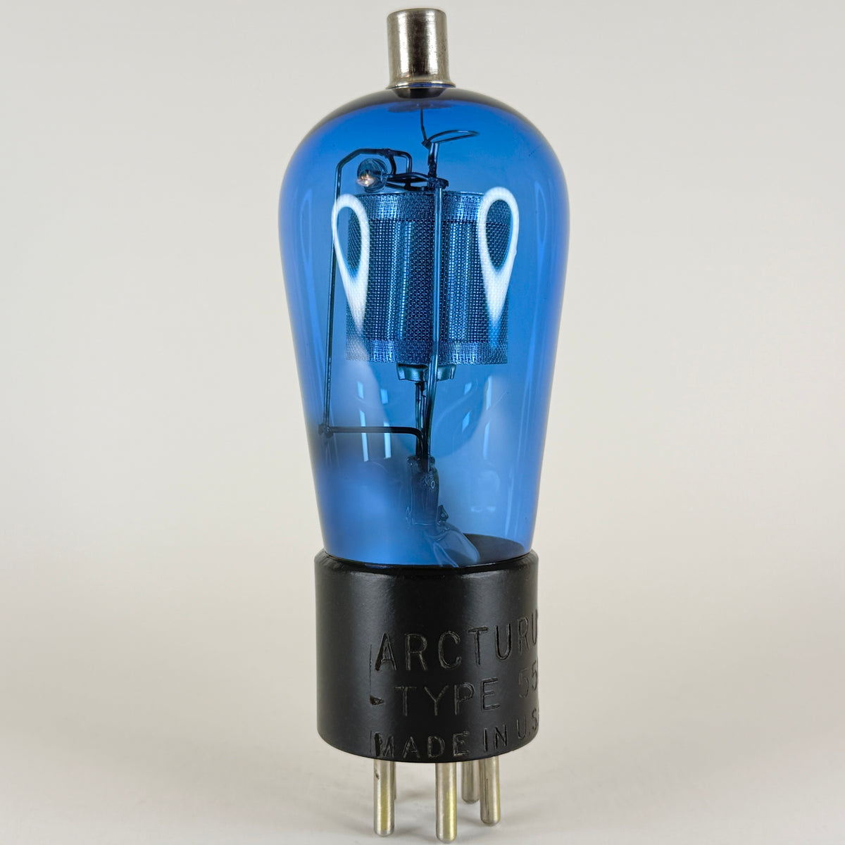 (1) Tested Very Strong Arcturus 551 Tube Blue Arcturus Type 51 Tube Tetrode (e)