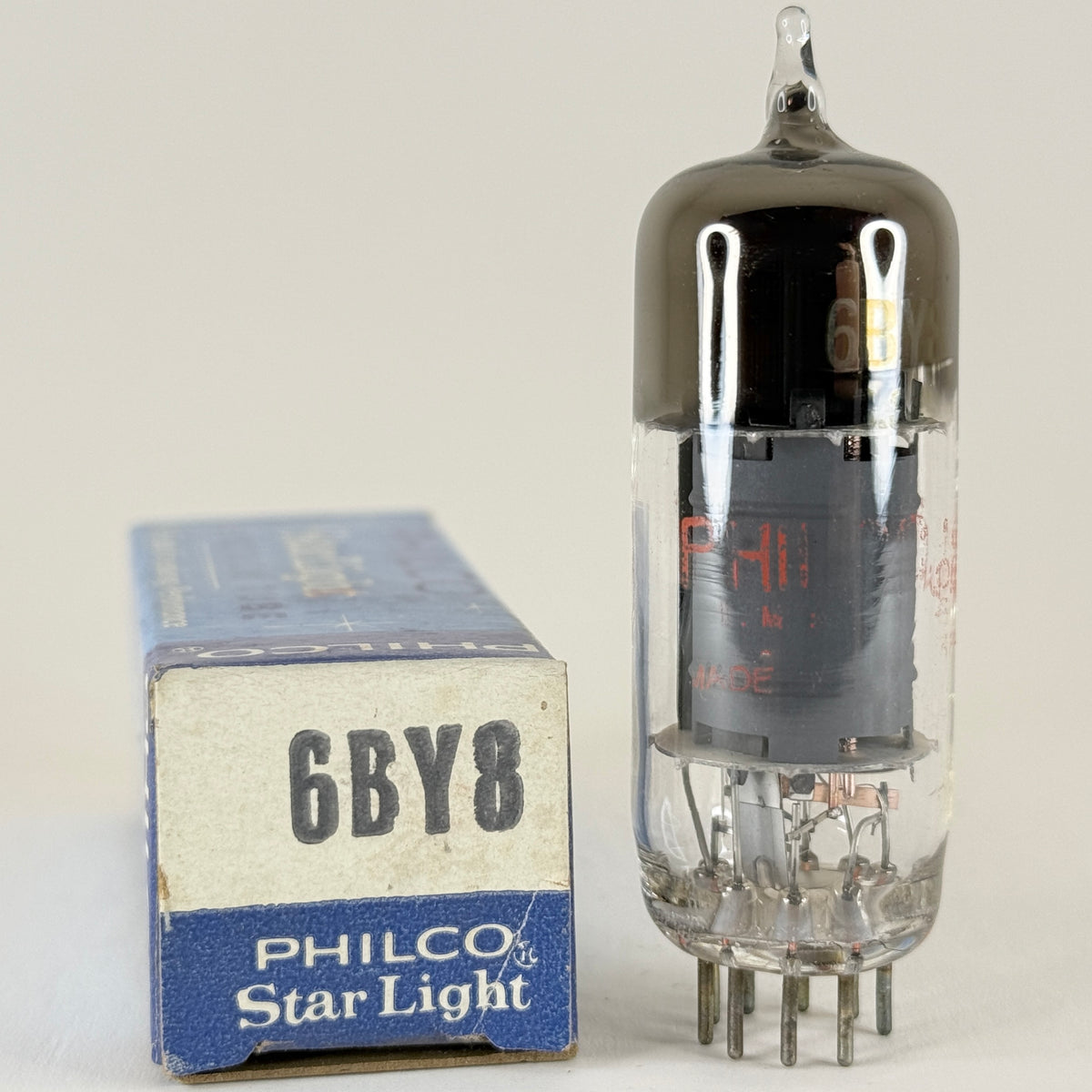 (1) Tested Philco 6BY8 Tube with Box Date Code 68-18 Diode Pentode Tube