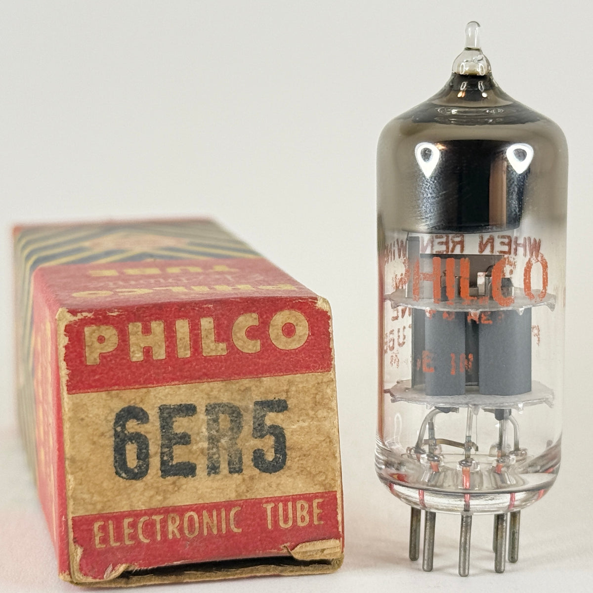 (1) Tested Philco 6ER5 Tube with Box Date Code BB1 Semi Remote Cutoff Tube