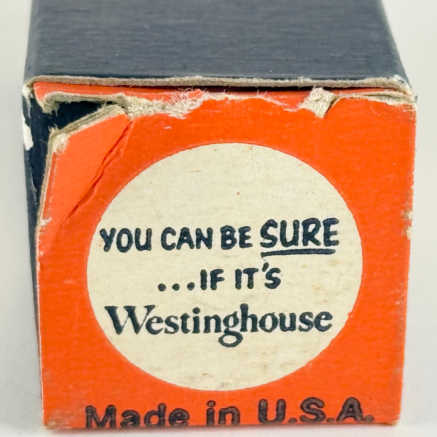 (1) Tested Westinghouse 6AV6 Tube with Box Code 7R48 Duplex Diode High Mu Triode