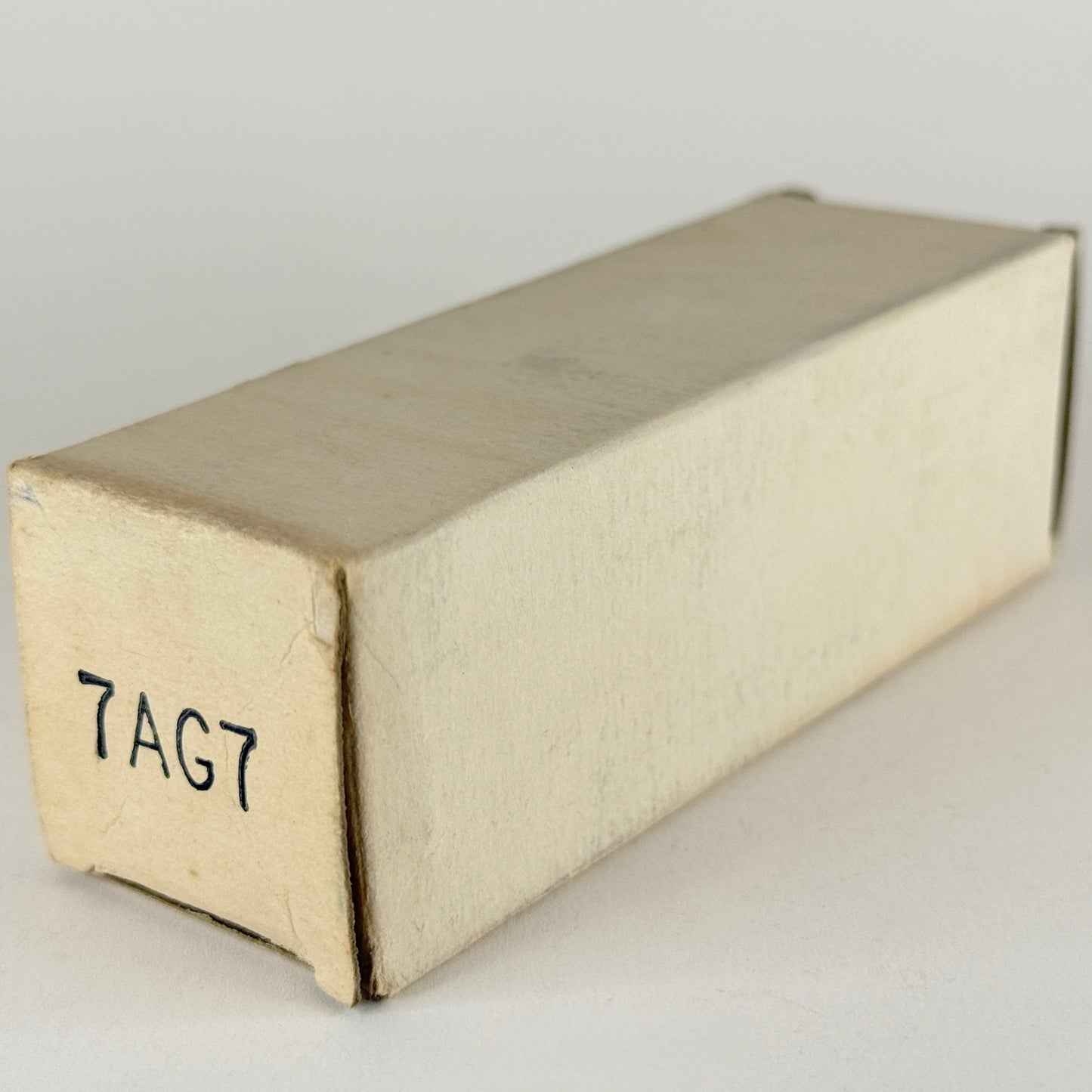 (1) Tested 1956 Sylvania 7AG7 Tube with Box Code 618 Loctal Sharp Cutoff Pentode
