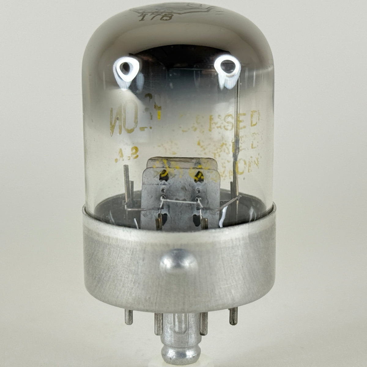 (1) Tested Raytheon 7F8 Tube Dual Triode Loctal Tube Twin Triode Vacuum Tube