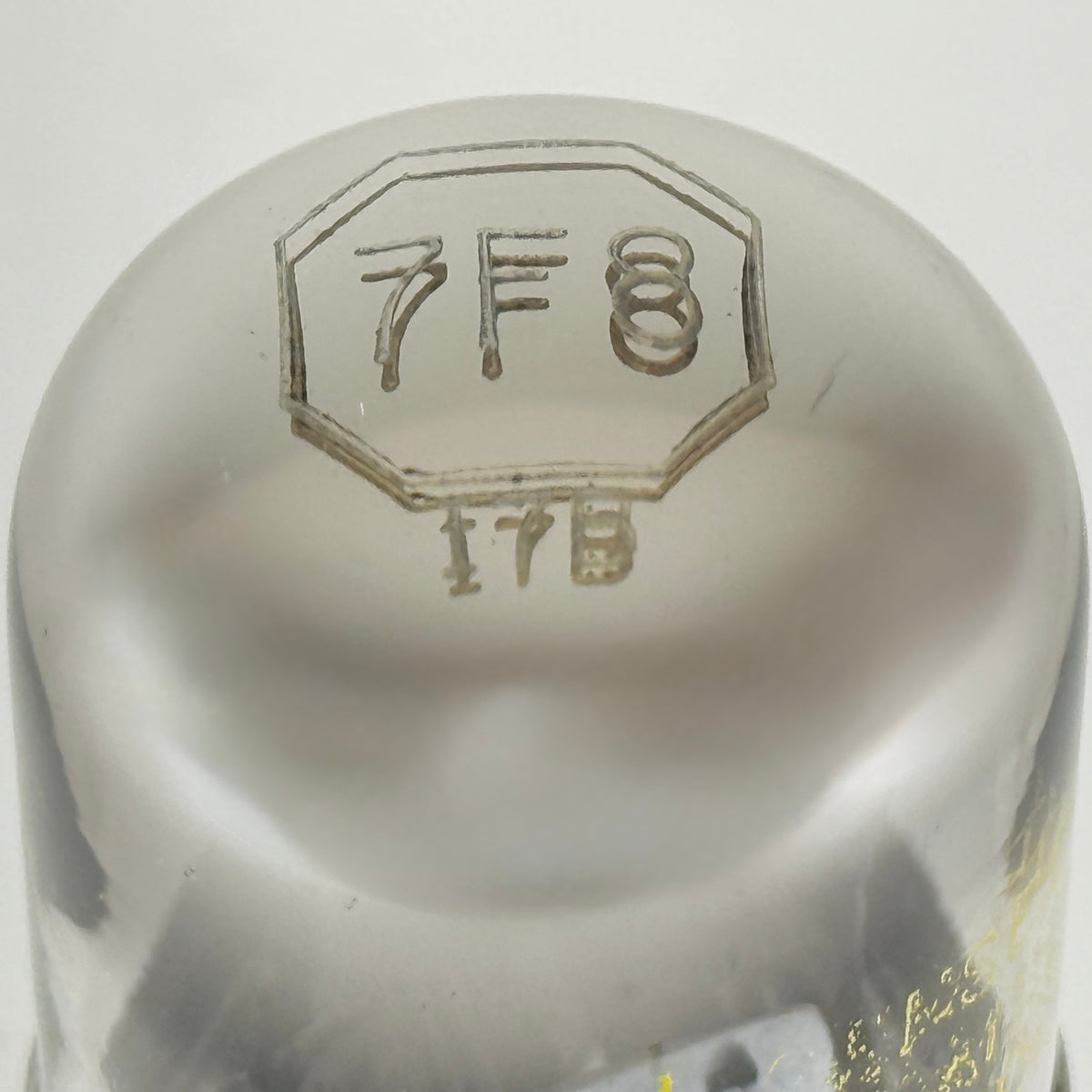 (1) Tested Raytheon 7F8 Tube Dual Triode Loctal Tube Twin Triode Vacuum Tube