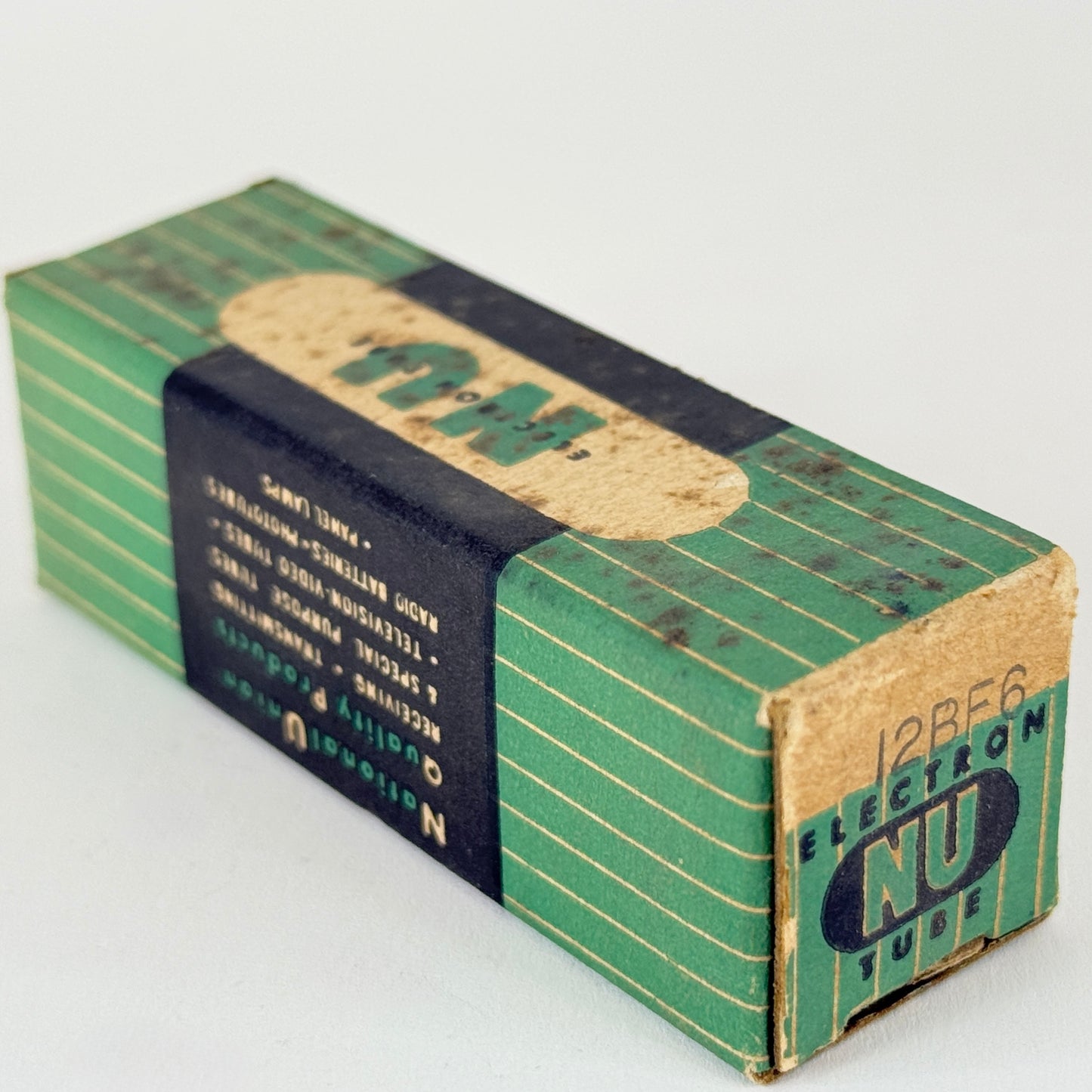(1) Tested National Union 12BF6 Tube with Box Date Code 5326 Double Diode Triode Tube