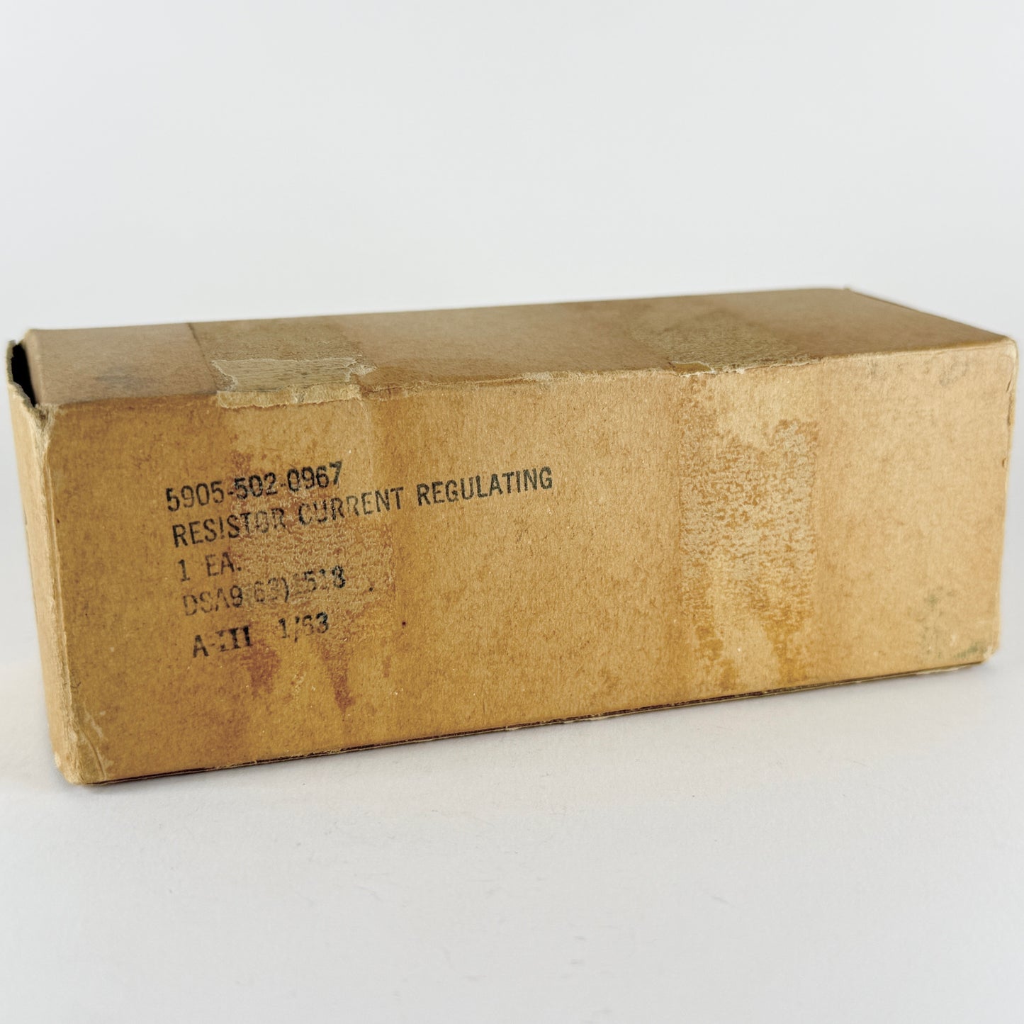 (1) Tested 1963 Amperite 26-4A Ballast Tube with Box Current Regulating Tube (b)