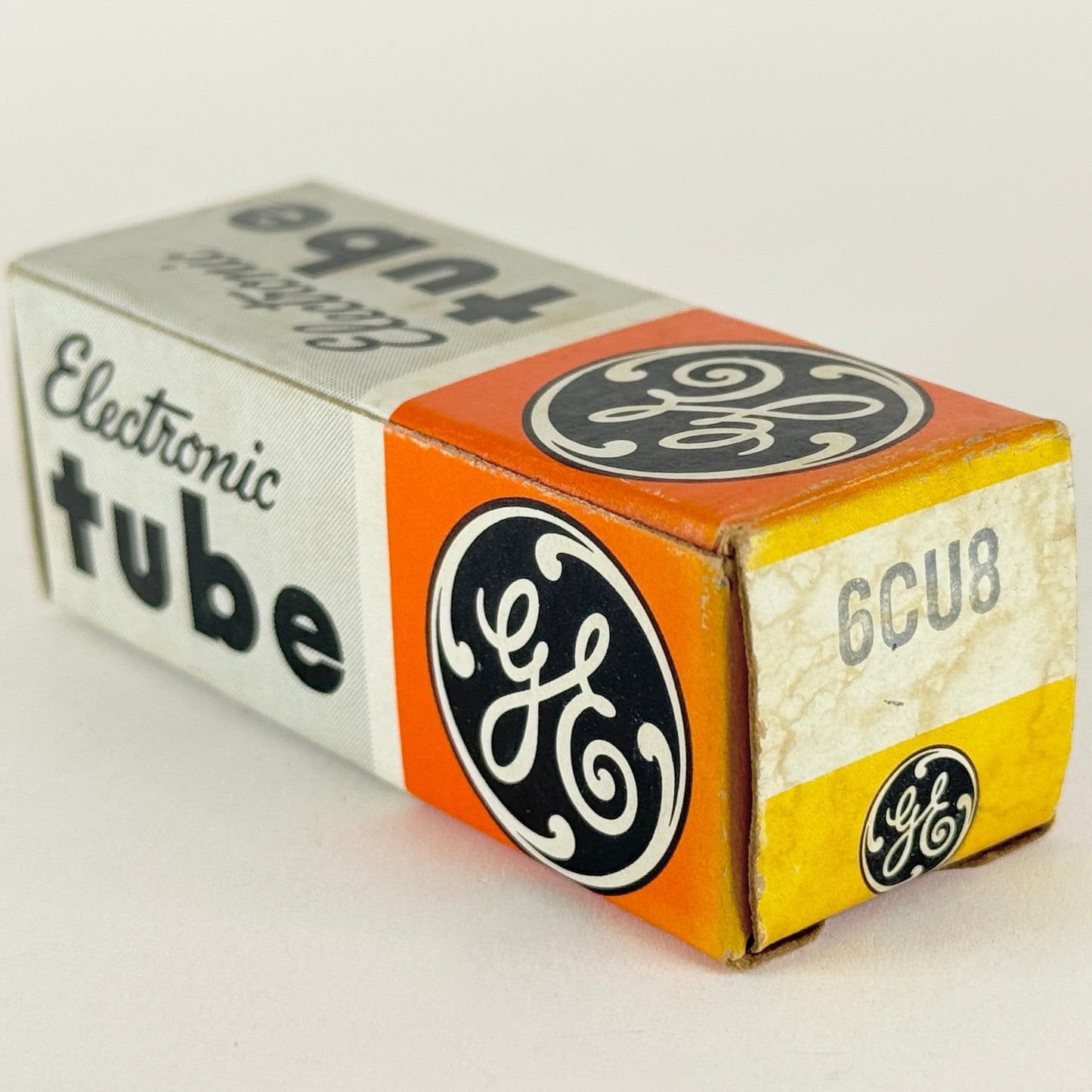 (1) Tested GE 6CU8 Tube and Box Code HF General Electric Triode Pentode Tube
