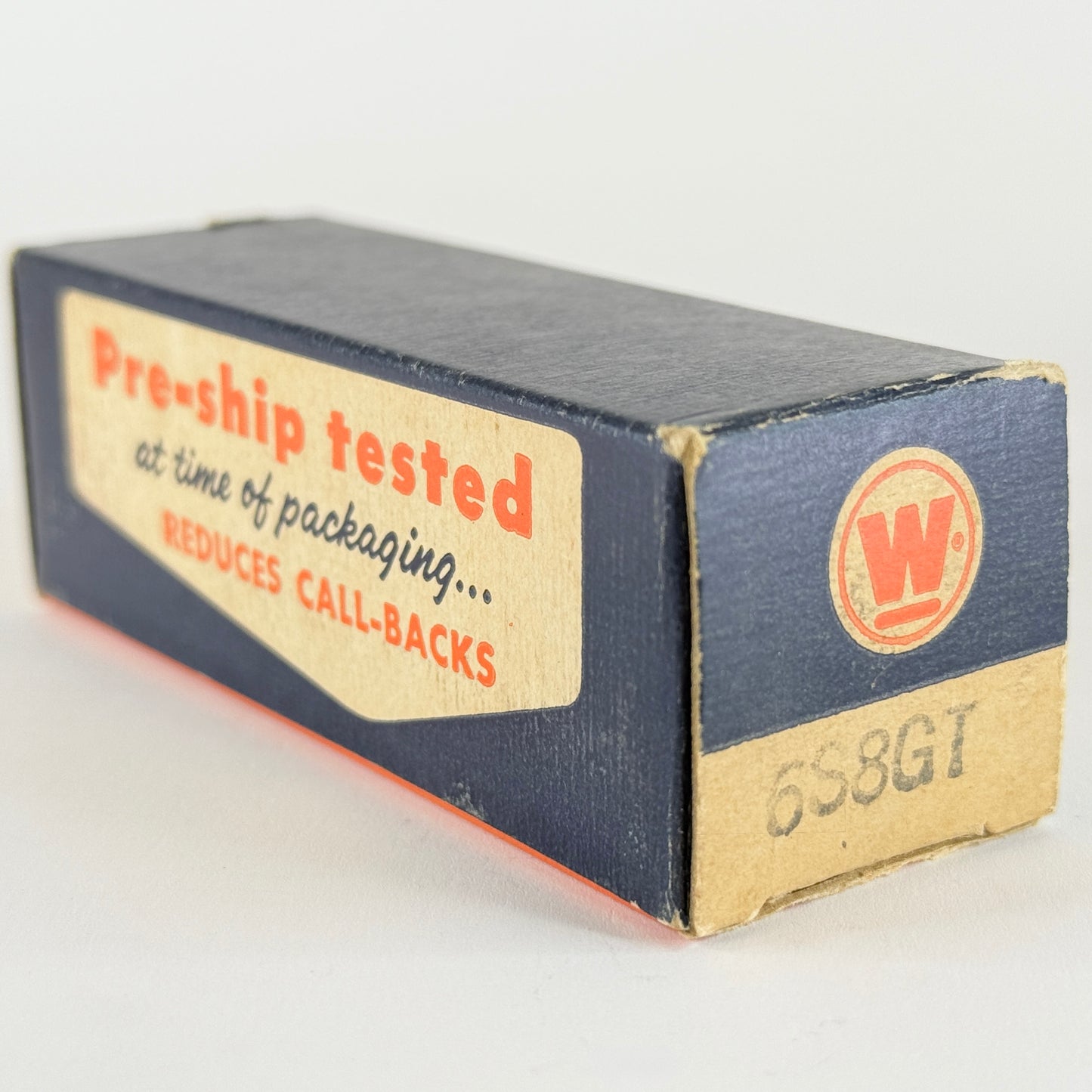 (1) Tested Westinghouse 6S8GT Tube with Box Date Code 7R17 6S8 GT Tube