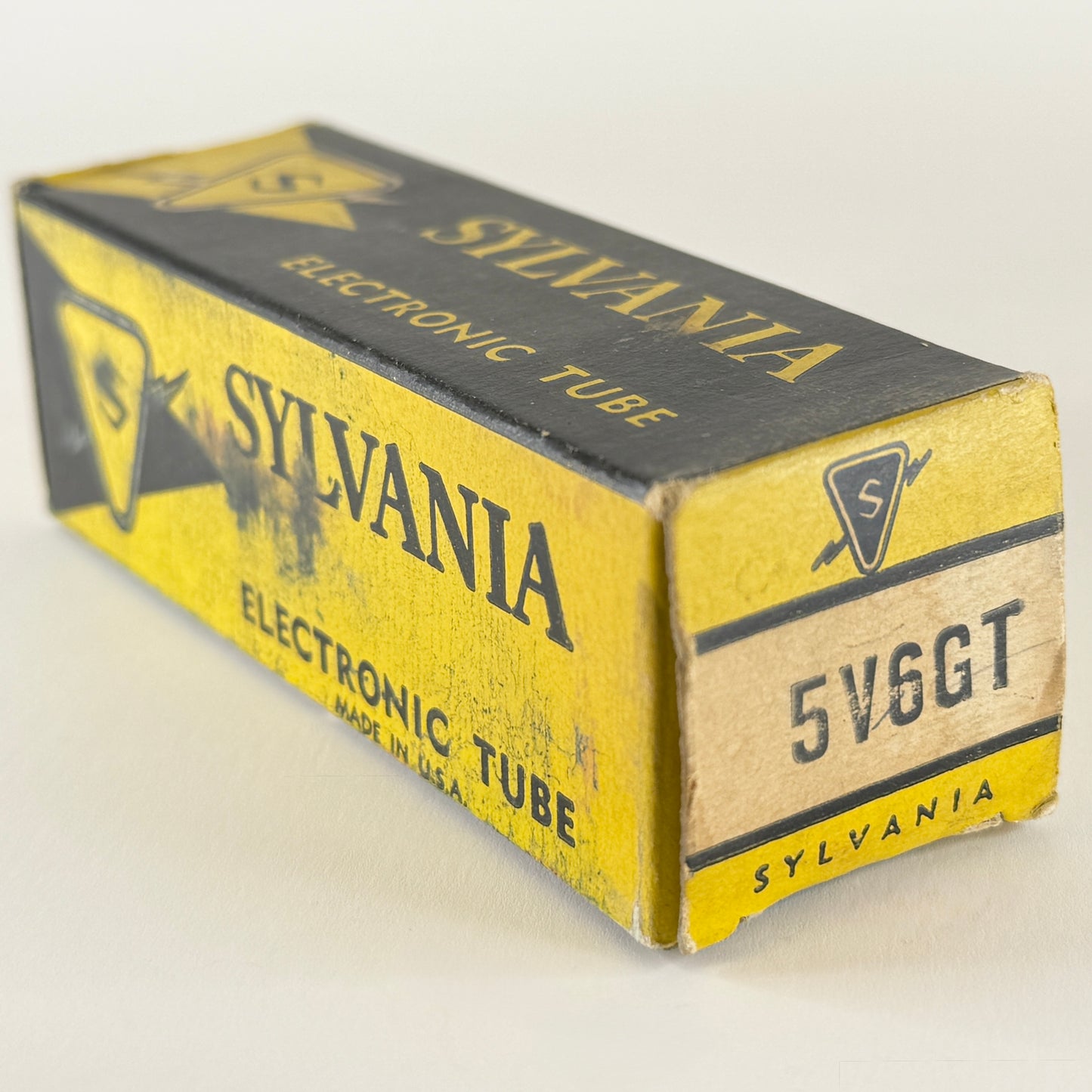 (1) Tested Sylvania 5V6GT Tube with Box Code CA 5V6 GT Beam Power Vacuum Tube