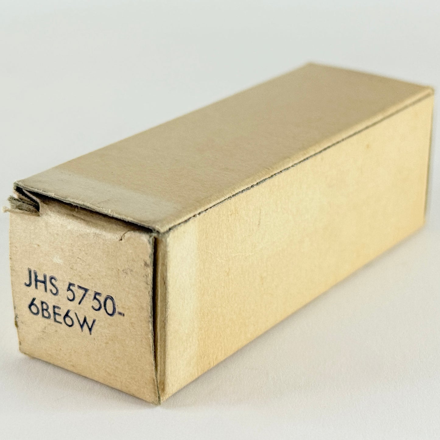 (1) Tested 1961 Sylvania JHS 5750 6BE6W Tube with Box Code 6110 6BE6 W Tube