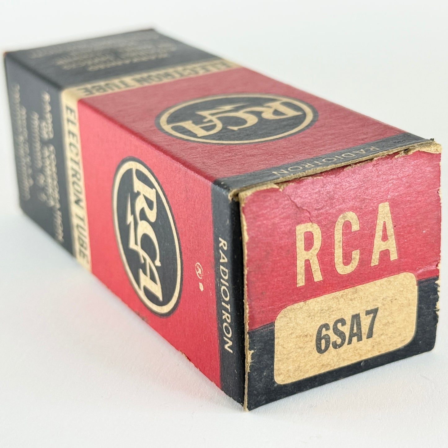 (1) Tested Very Strong RCA 6SA7 Tube with Box Date Code 243 Pentagrid Converter
