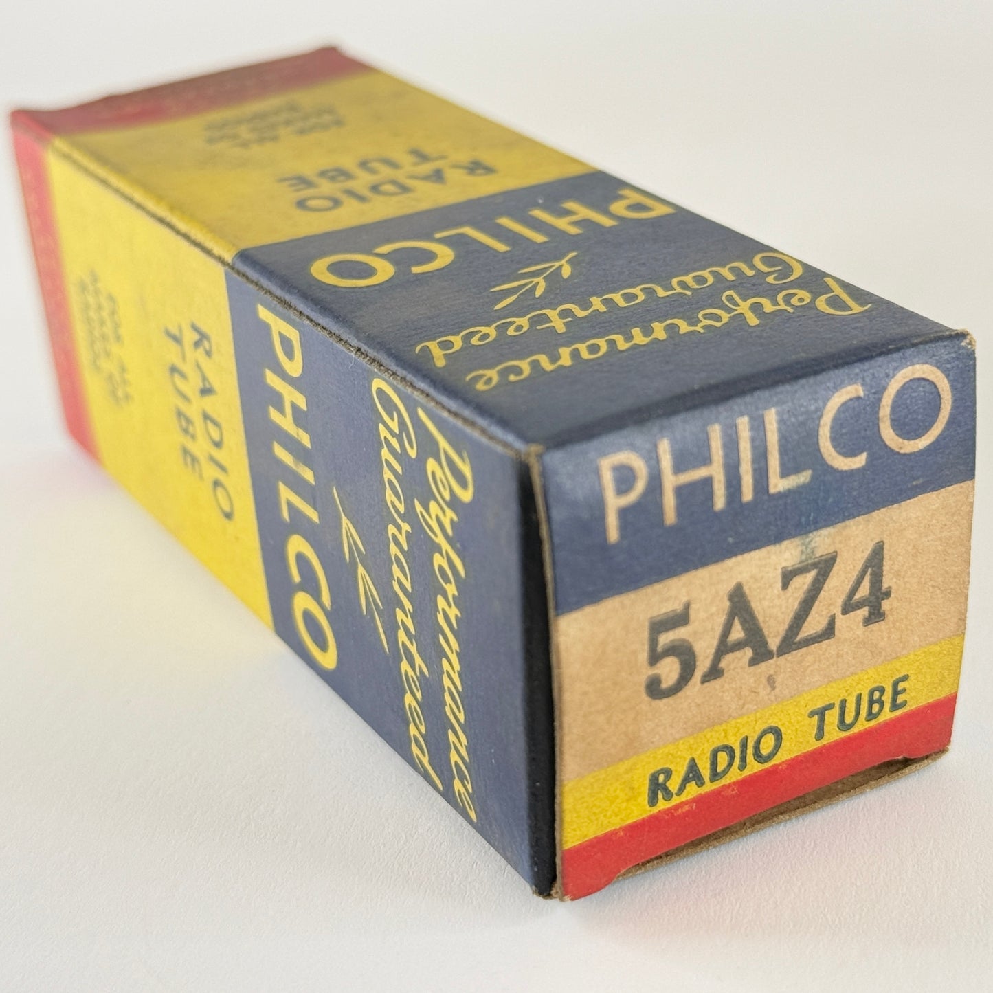 (1) Tested Philco 5AZ4 Tube with Box Loctal Tube Loktal Tube Rectifier