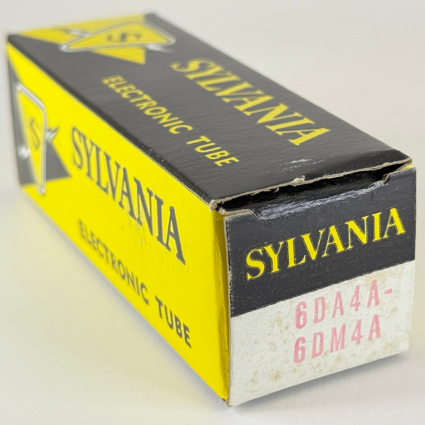 (1) Tested Sylvania 6DA4A 6DM4A Tube with Box Red Letters Code dc EDP Rectifier