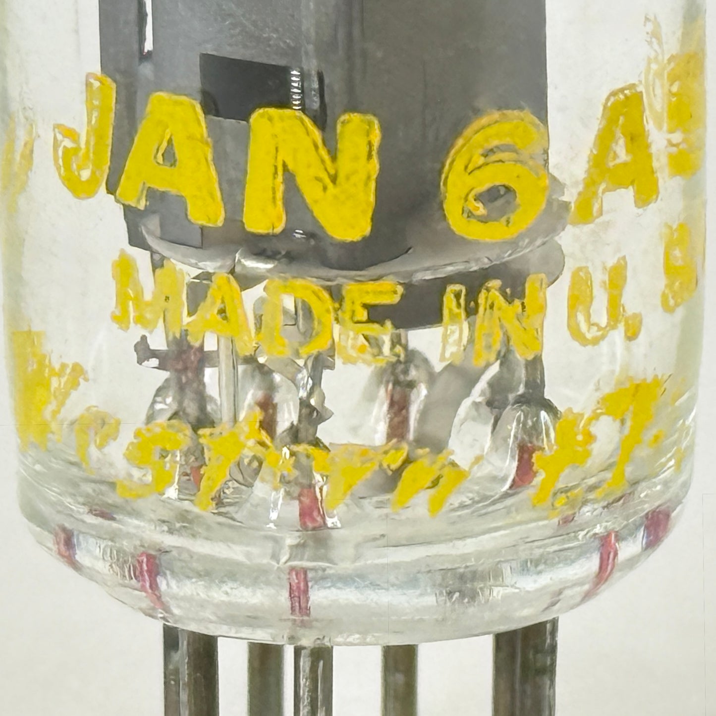 Tested Matched Pair Western Electric JAN 6AS6 Tubes Dual Control Pentode Tubes