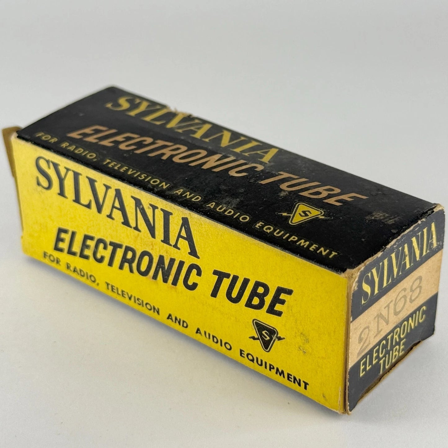 (1) Tested Sylvania 2N68 PNP Germanium Power Transistor with Original Box