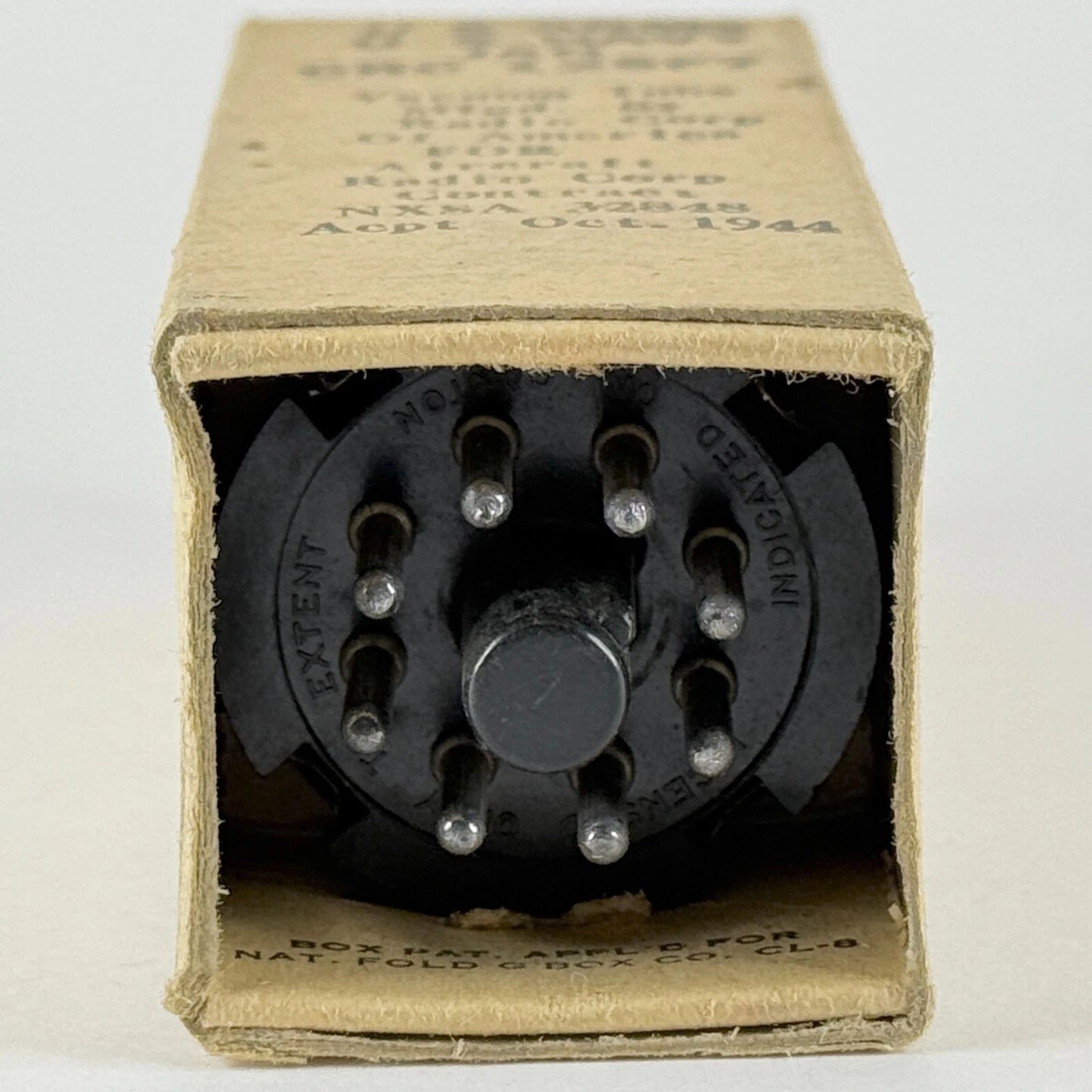 (1) Tested 1944 Mil Spec RCA JAN CRC 12SF7 Tube with Box Date Code H5E (b)